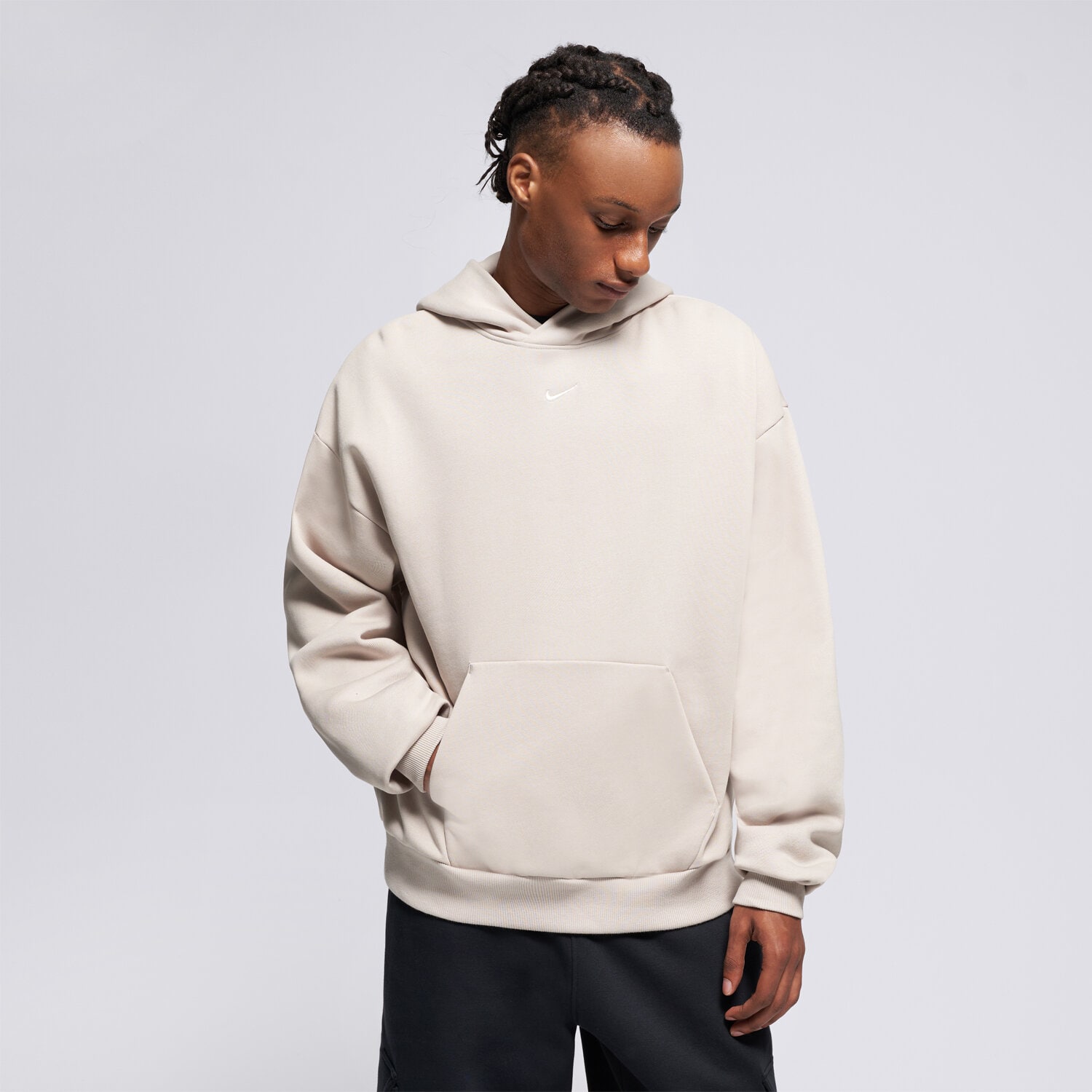 Bluza męska NIKE BLUZA Z KAPTUREM M NK SOLO BB PO HD CONCEPT IX1926-236 BEŻOWY