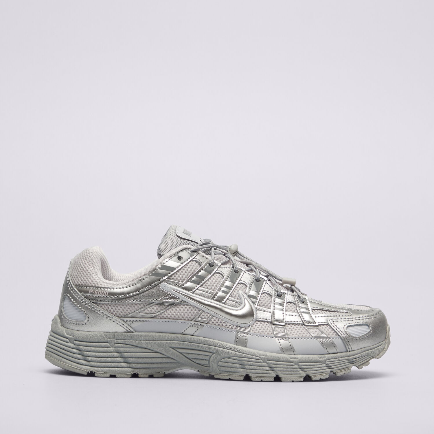 Buty sneakersy dla dzieci NIKE P-6000 UT BG IR5228-002 SREBRNY