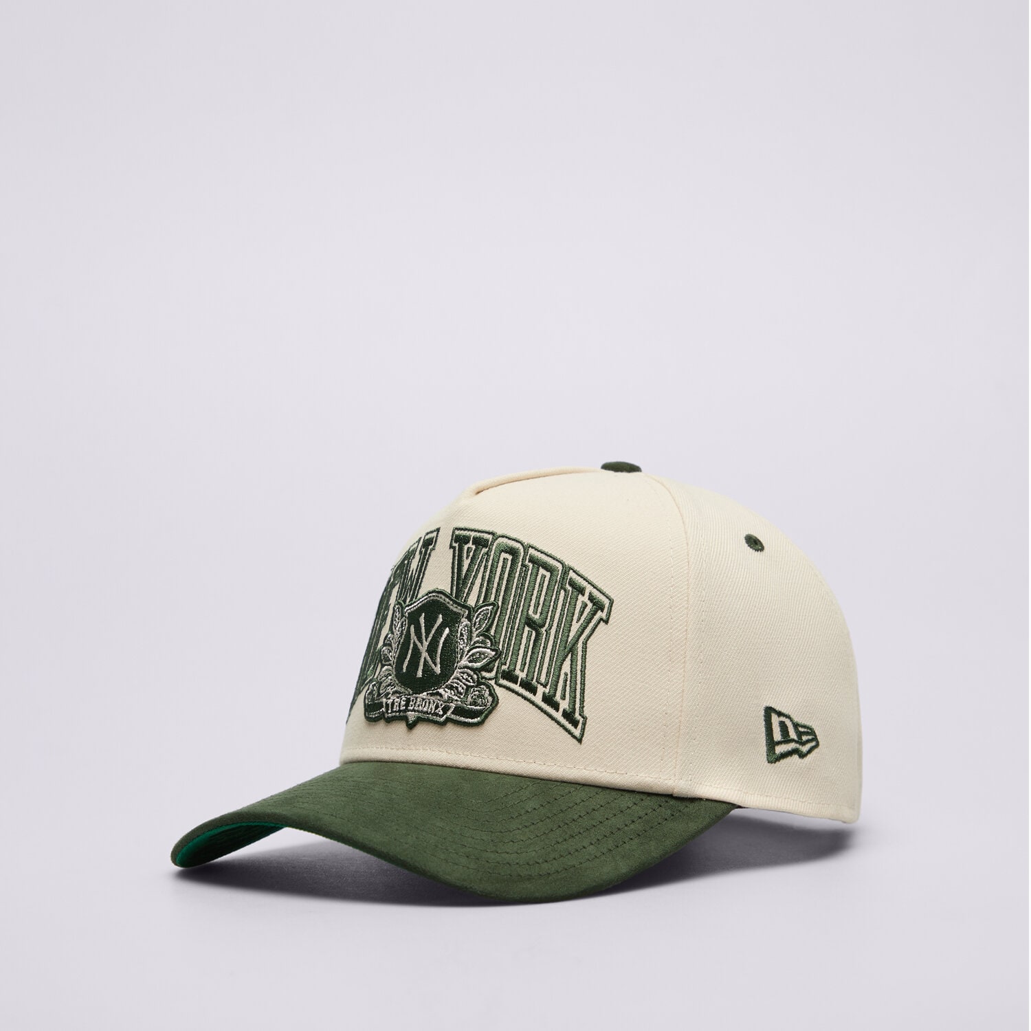 Czapka z daszkiem męska NEW ERA CZAPKA WORDMARK SUEDE EFRAME NYY NEW YORK YANKEES 60915996 BEŻOWY