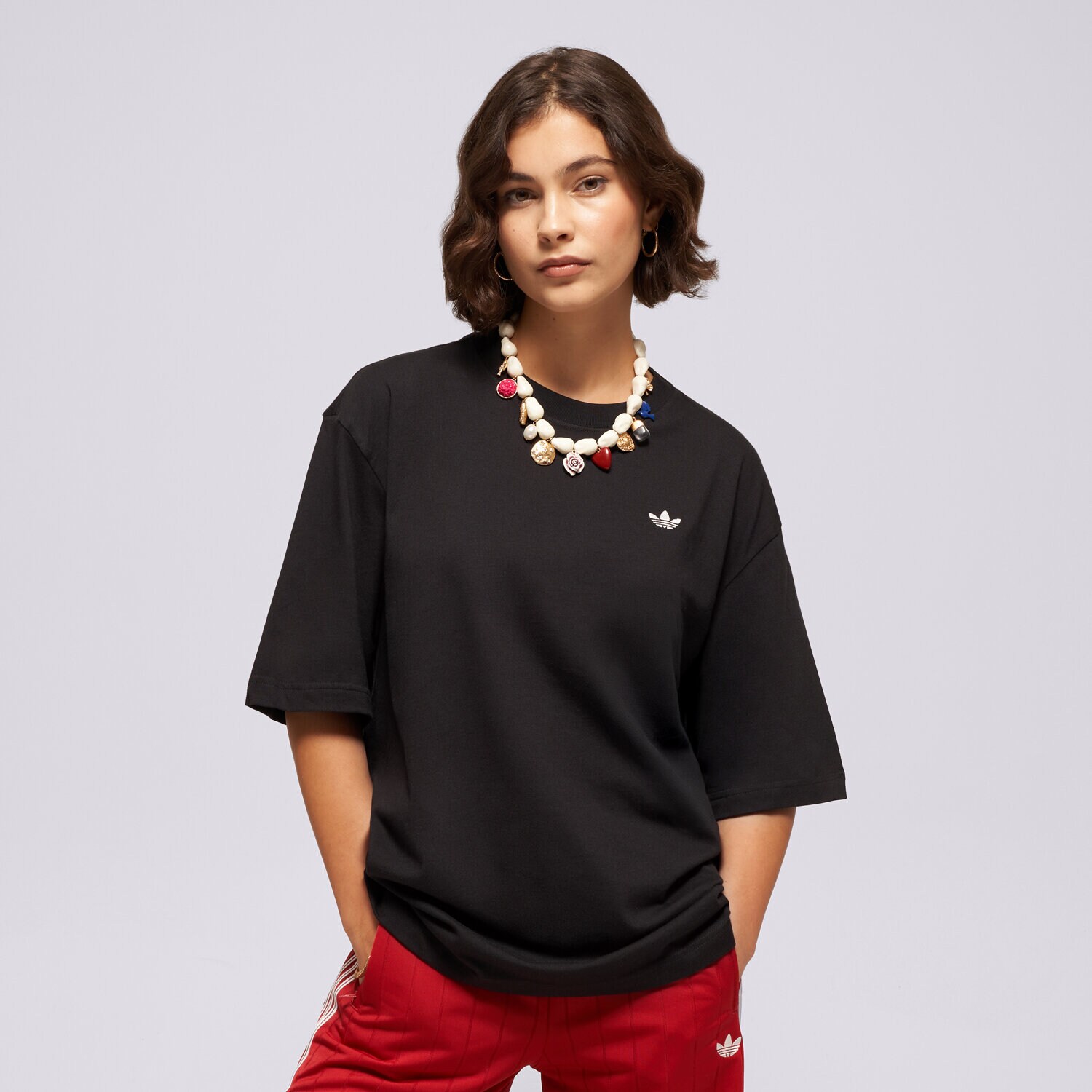 Koszulka, t-shirt damski ADIDAS T-SHIRT ESS TEE OS KR3595 CZARNY