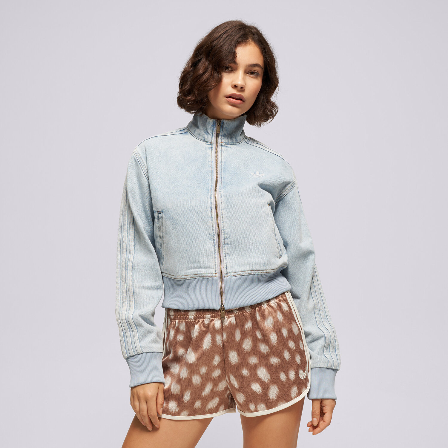 Bluza damska ADIDAS BLUZA ROZPINANA FB TT D KQ6492 NIEBIESKI