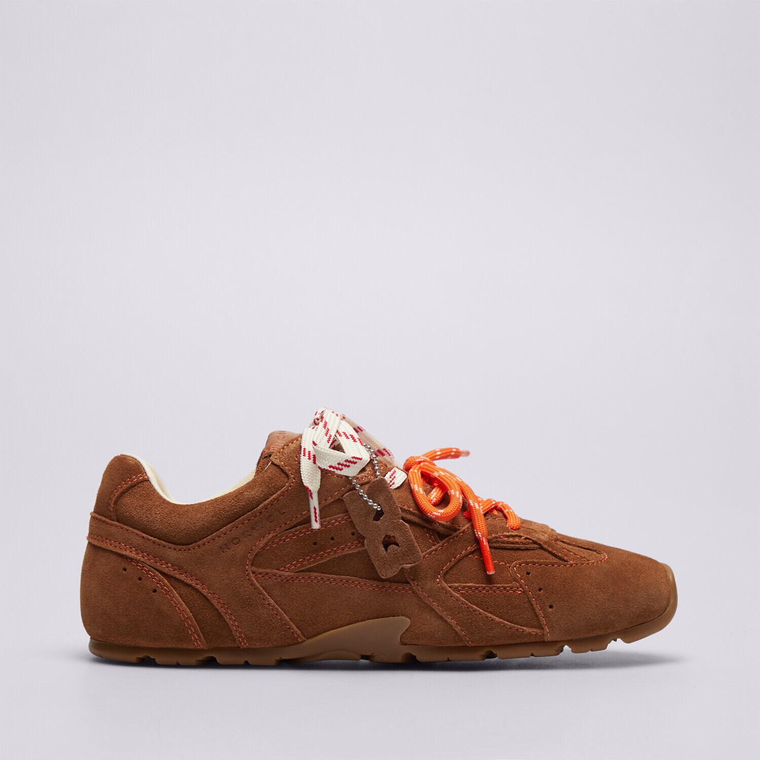 Buty sneakersy damskie NOKWOL ATLAS TAN SUEDE NKATLASTAN BRĄZOWY