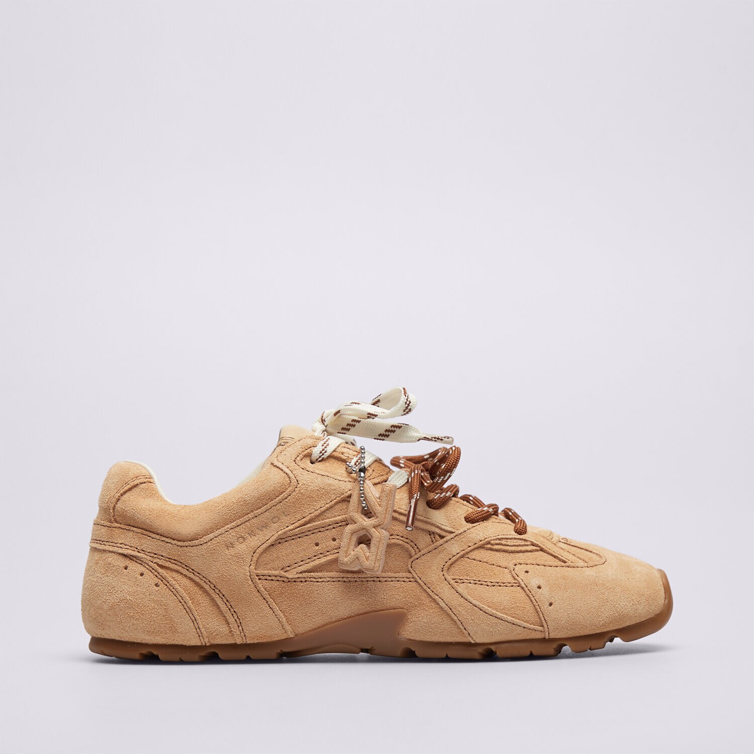 Buty sneakersy damskie NOKWOL ATLAS BEIGE SUEDE NKATLASBEIGE BEŻOWY