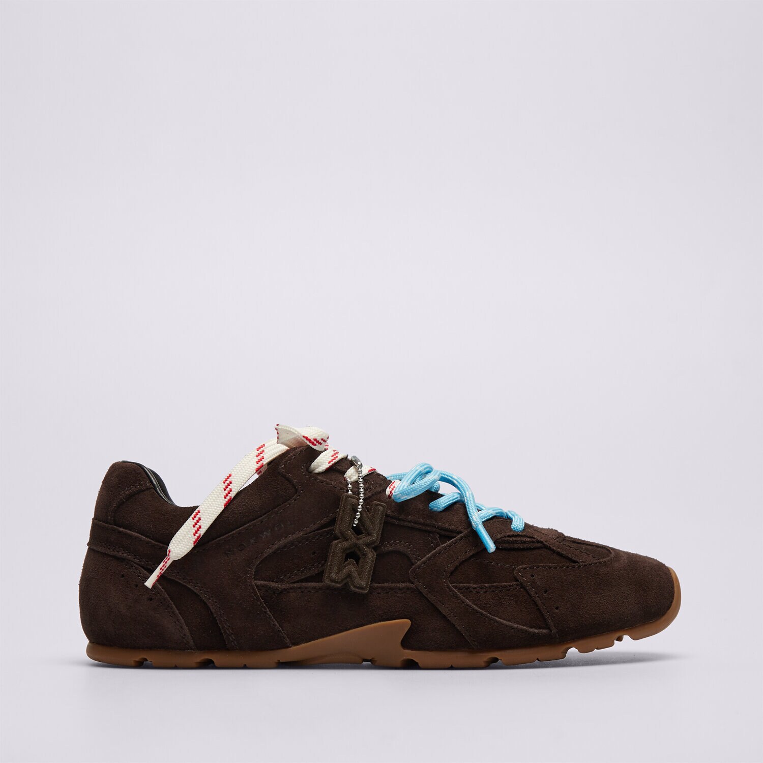 Buty sneakersy damskie NOKWOL ATLAS BROWN SUEDE NKATLASBROWN BRĄZOWY