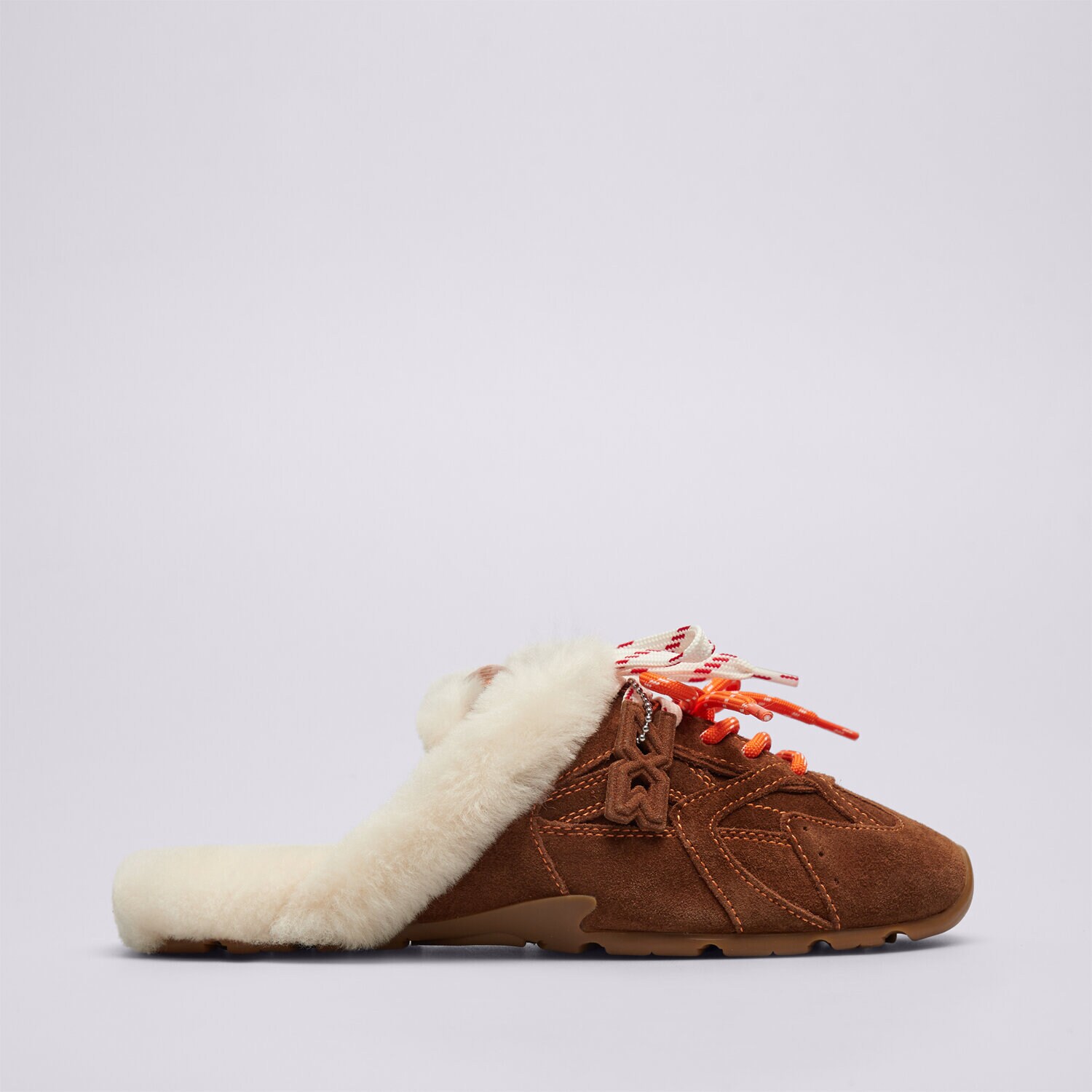 Buty sneakersy damskie NOKWOL ATLAS MULE TAN SUEDE NKATLASMULETAN BRĄZOWY