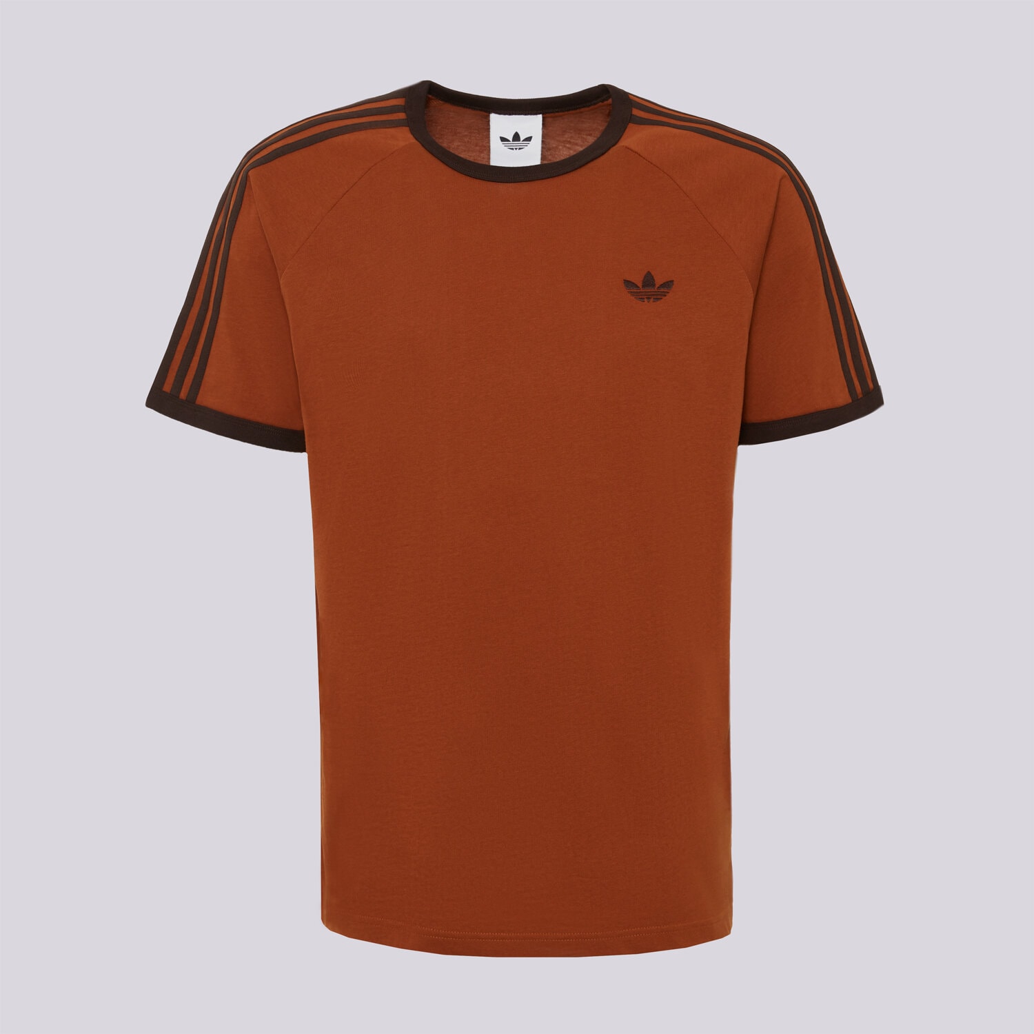 Koszulka, t-shirt sportowy męski ADIDAS T-SHIRT 3S TEE KT5053 POMARAŃCZOWY