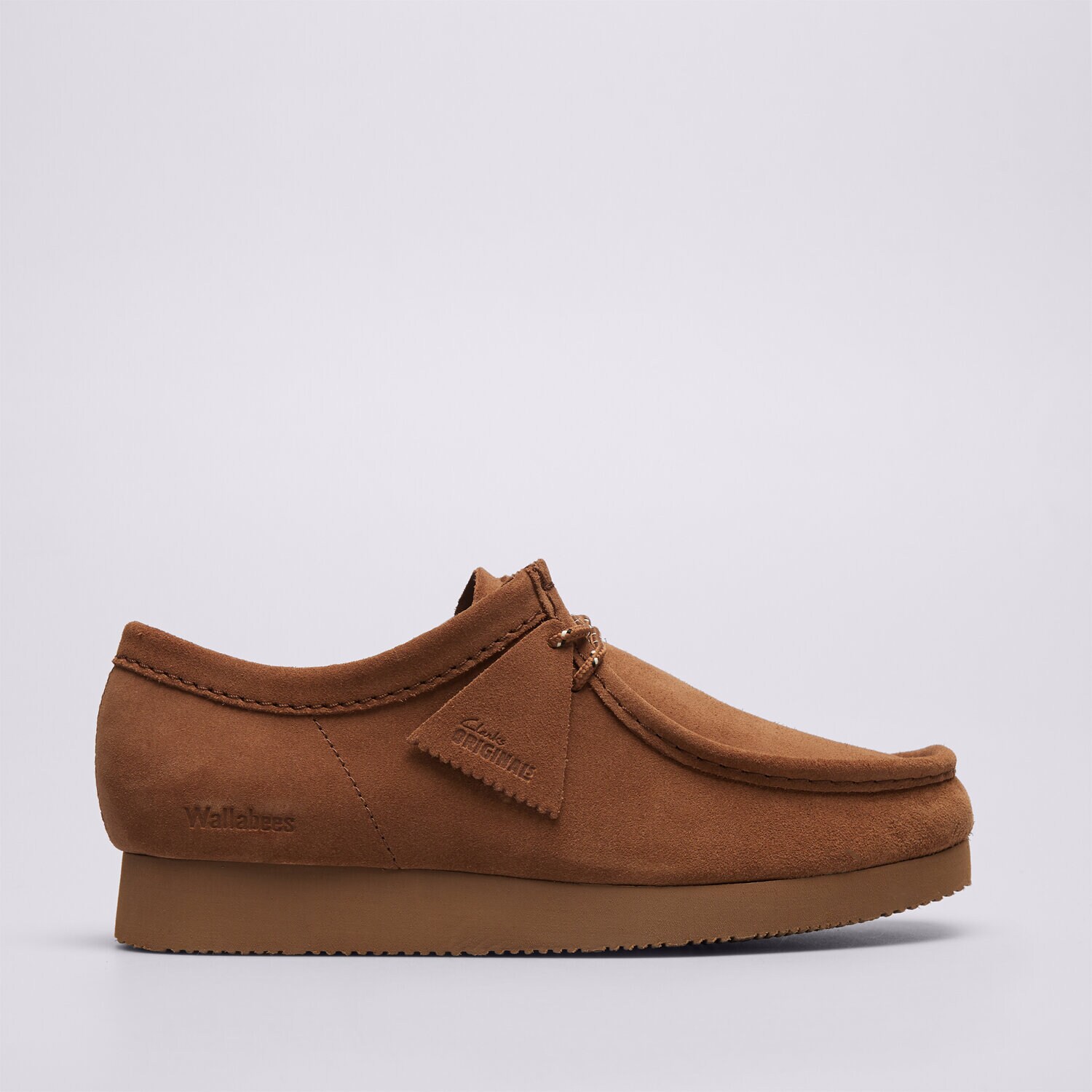 Buty męskie Casual CLARKS WALLABEE LITE 26327580 BRĄZOWY
