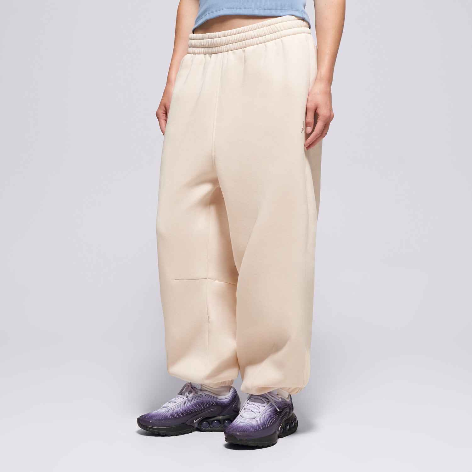Spodnie sportowe damskie JORDAN SPODNIE W BROOKLYN FLEECE JOGGER IM7314-272 BEŻOWY