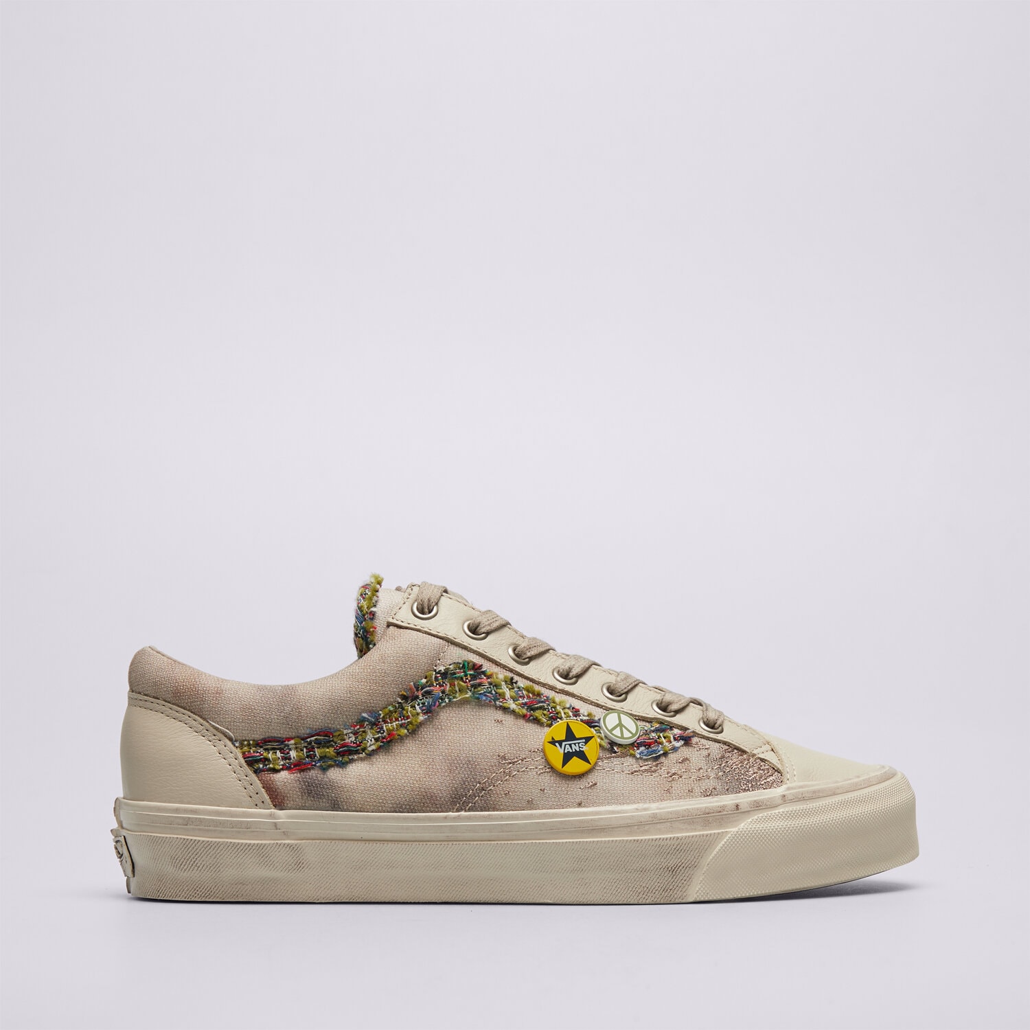 Buty sneakersy męskie VANS LX OLD SKOOL 36 SOUVENIR OATMEAL  VN000E8V2N11 BIAŁY