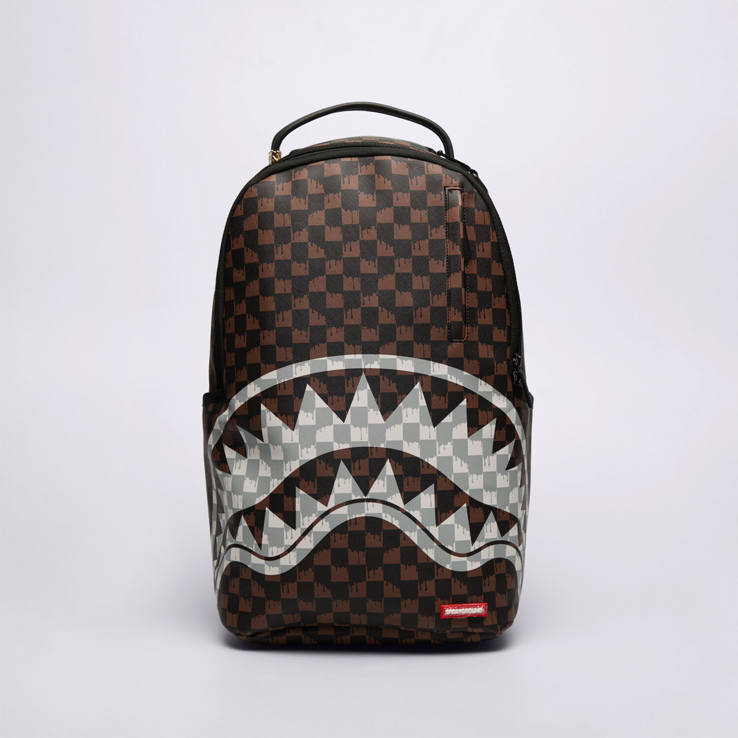 Plecak damski sportowy SPRAYGROUND PLECAK BROWN AND CREAM DRIP 910B8552NSZ BRĄZOWY