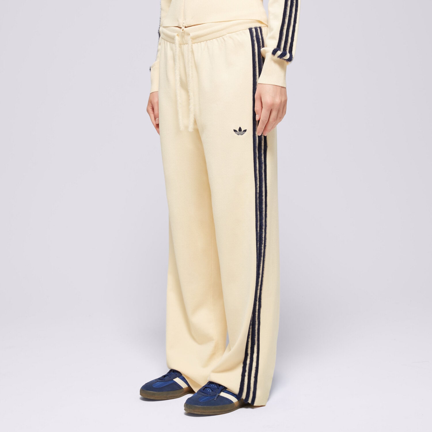 Spodnie sportowe damskie ADIDAS SPODNIE KNIT FB TP KS7363 ŻÓŁTY