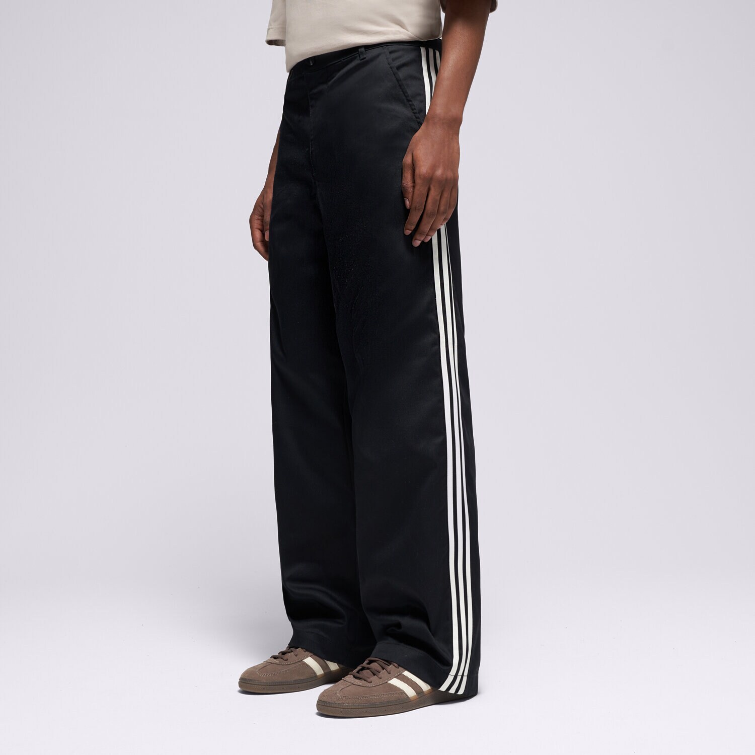 Spodnie sportowe męskie ADIDAS SPODNIE 3S PL PT KE4177 CZARNY