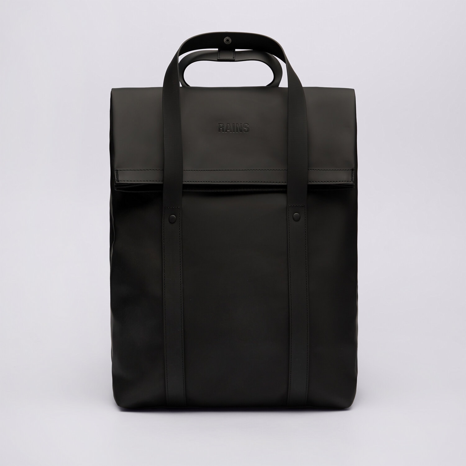 Plecak damski sportowy RAINS PLECAK 2 WAY TOTE BACKPACK W3 12940-01 CZARNY