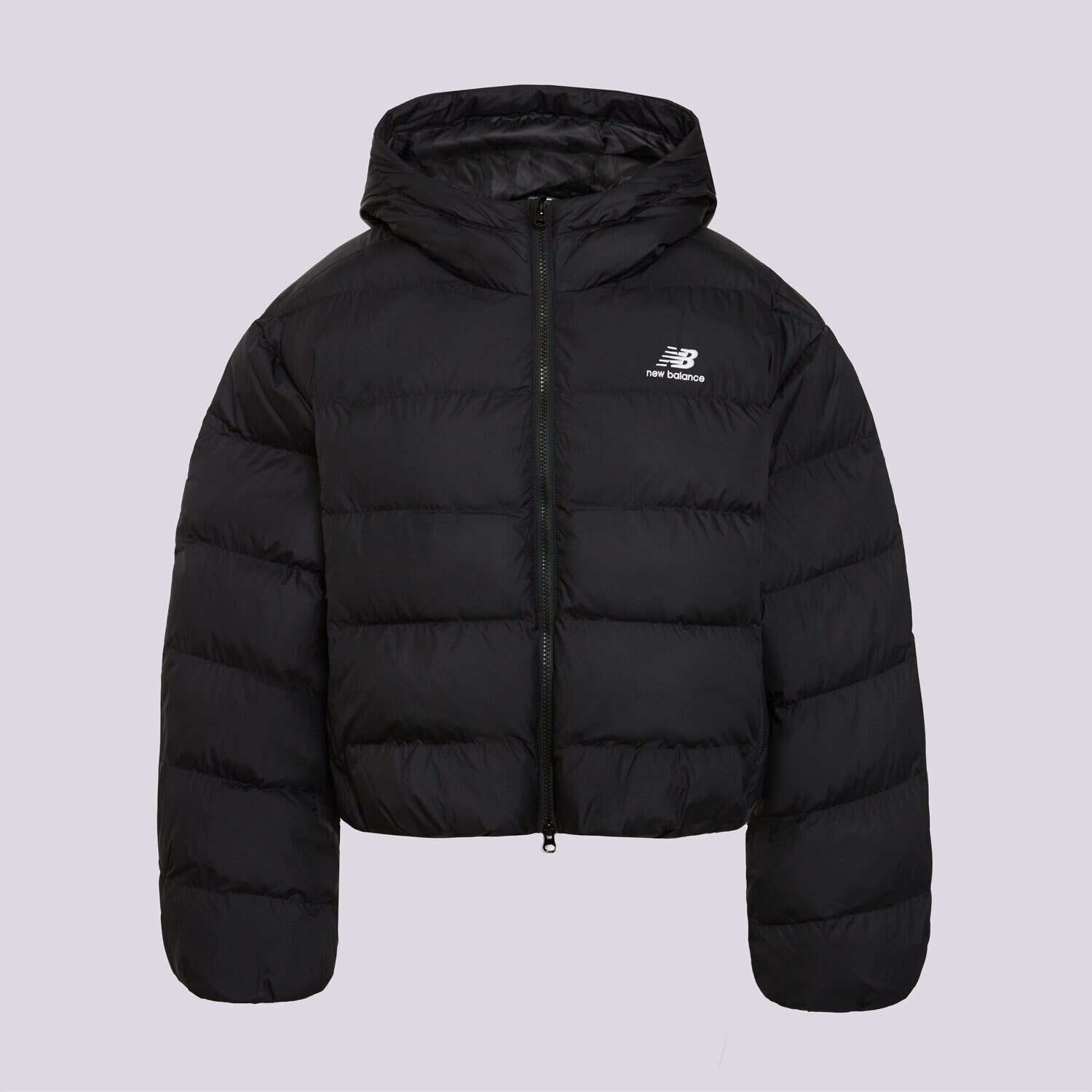 Kurtka zimowa damska NEW BALANCE KURTKA PUCHOWA BOSTON PUFFER JACKET WJ62V5SNBK CZARNY