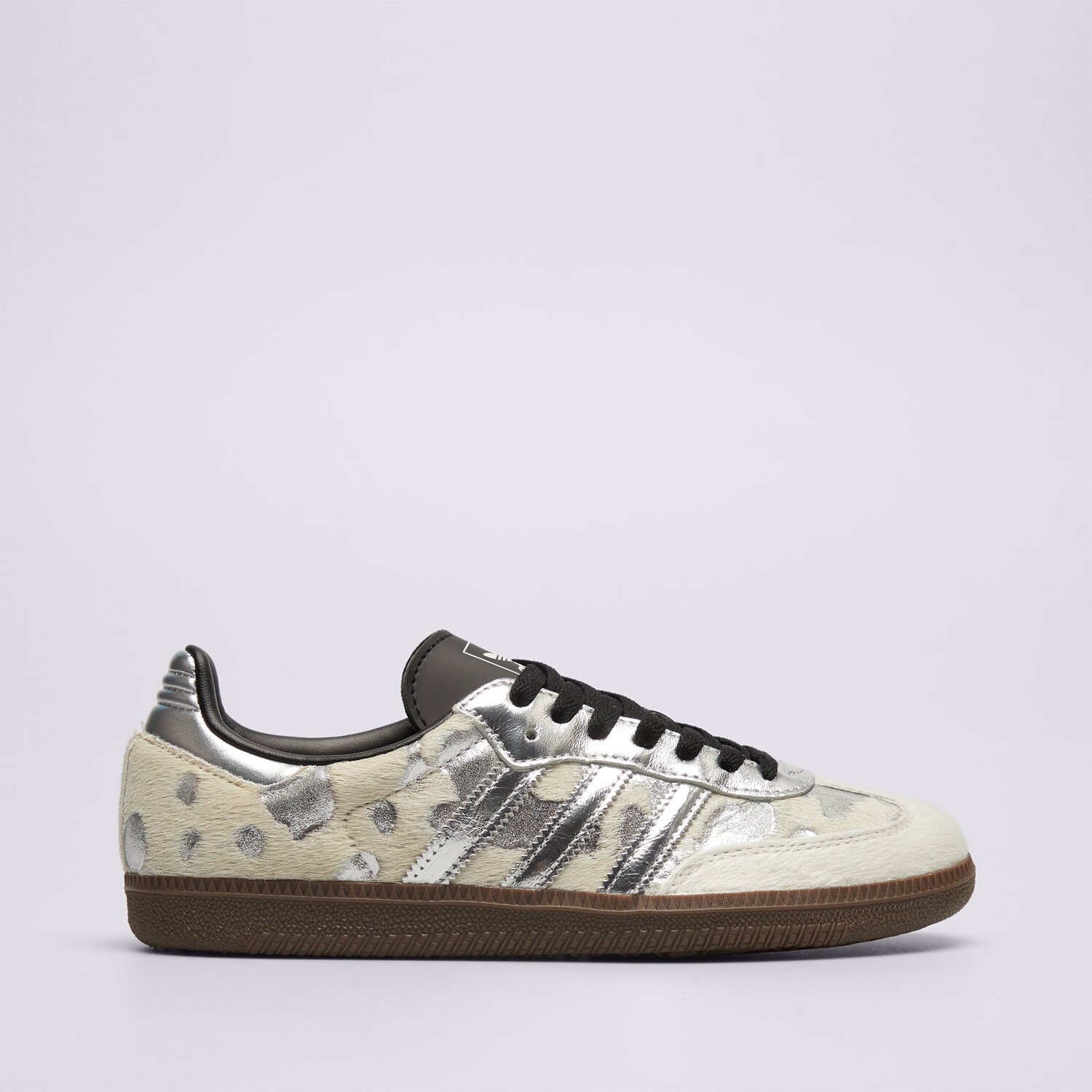 Buty sneakersy damskie ADIDAS SAMBA OG W KJ2314 SREBRNY