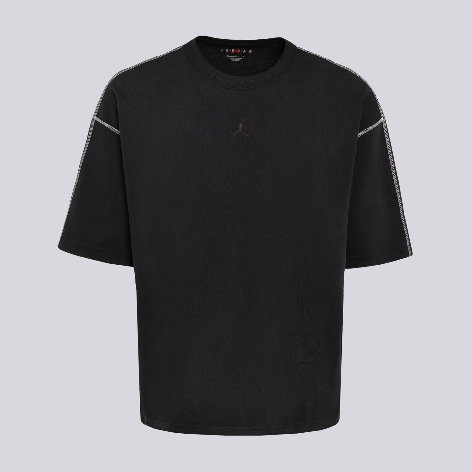 Koszulka, t-shirt sportowy męski JORDAN T-SHIRT M J FLT HVYWT SS TOP IF1911-010 CZARNY