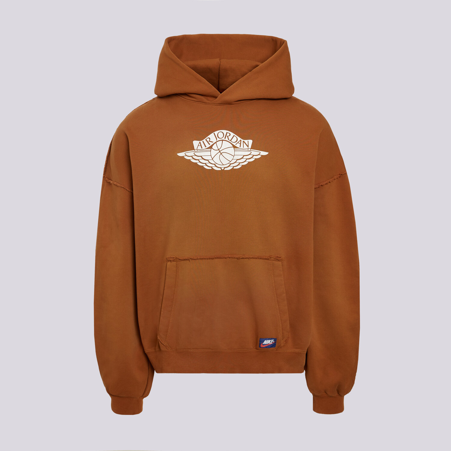 Bluza męska JORDAN BLUZA Z KAPTUREM M J FLT WINGS FLC PO IM9191-281 BRĄZOWY