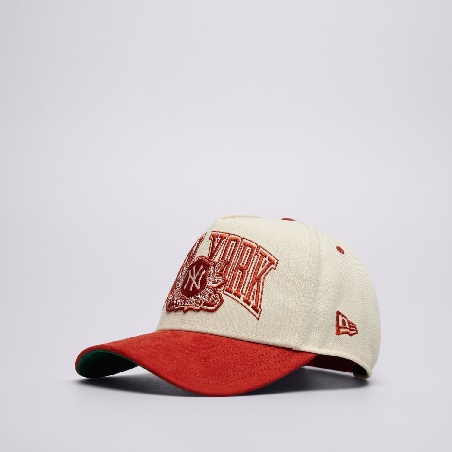 Czapka z daszkiem męska NEW ERA CZAPKA WORDMARK SUEDE EFRAME NYY NEW YORK YANKEES 60915997 BEŻOWY