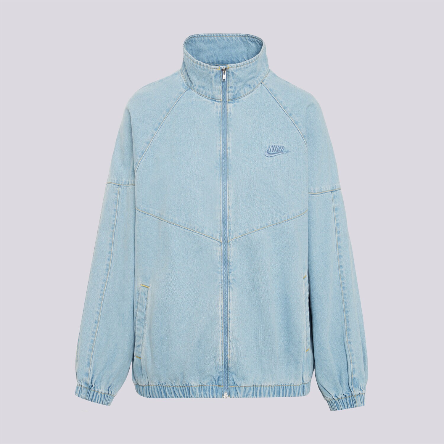 Kurtka wiosenna / jesienna damska NIKE KURTKA W NK WR DENIM JKT IV4961-440 NIEBIESKI