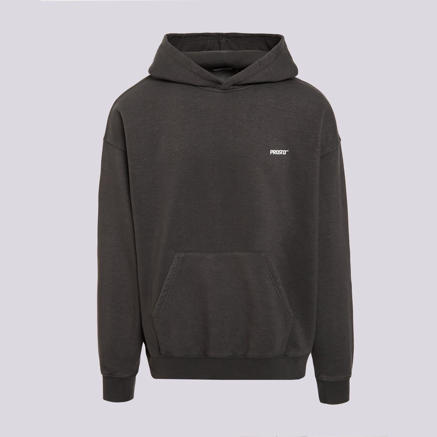Bluza męska PROSTO BLUZA Z KAPTUREM 1999 Glitch Black KL263MSWE2301 CZARNY