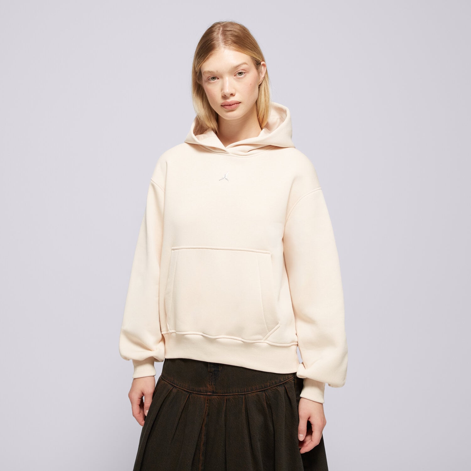 Bluza damska JORDAN BLUZA Z KAPTUREM W J BRK FLC PO BB IM7285-272 BEŻOWY