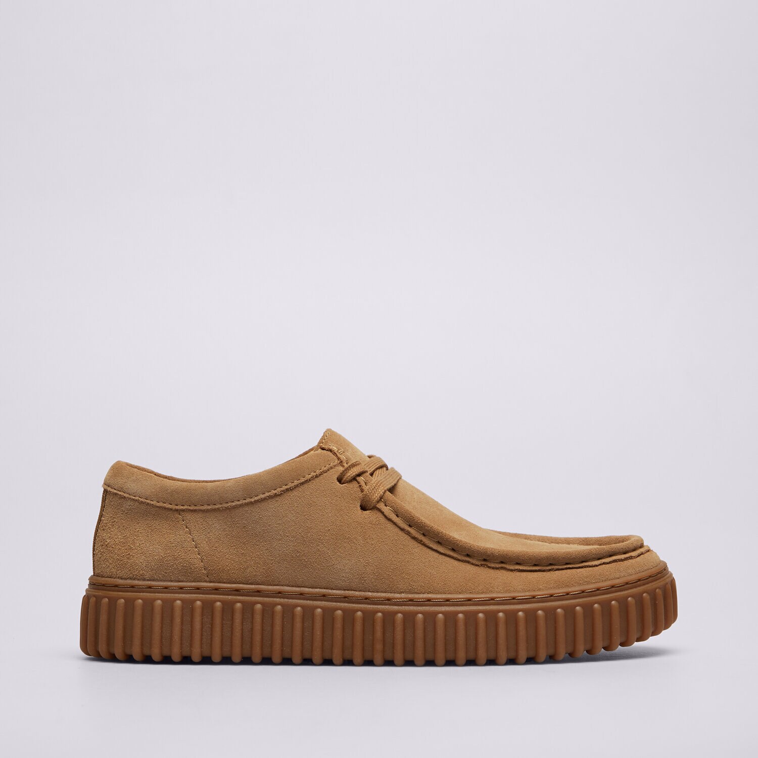 Buty męskie Casual CLARKS TORHILL LO 26173471 BRĄZOWY