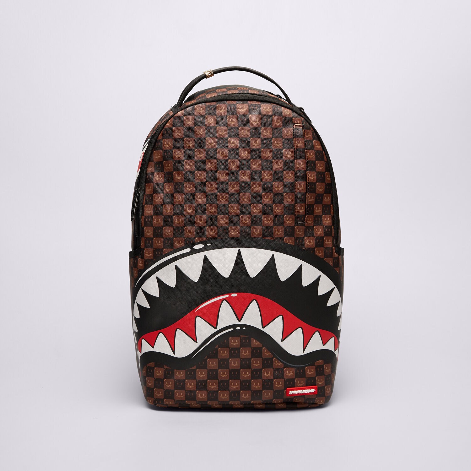 Plecak damski sportowy SPRAYGROUND PLECAK SHARKS IN PARIS BUBBLE BROWN 910B8634NSZ BRĄZOWY