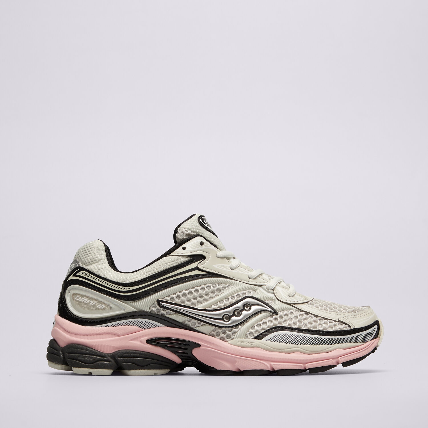 Buty sneakersy damskie SAUCONY ROGRID OMNI 9 OG MESH S101245-1021 BIAŁY