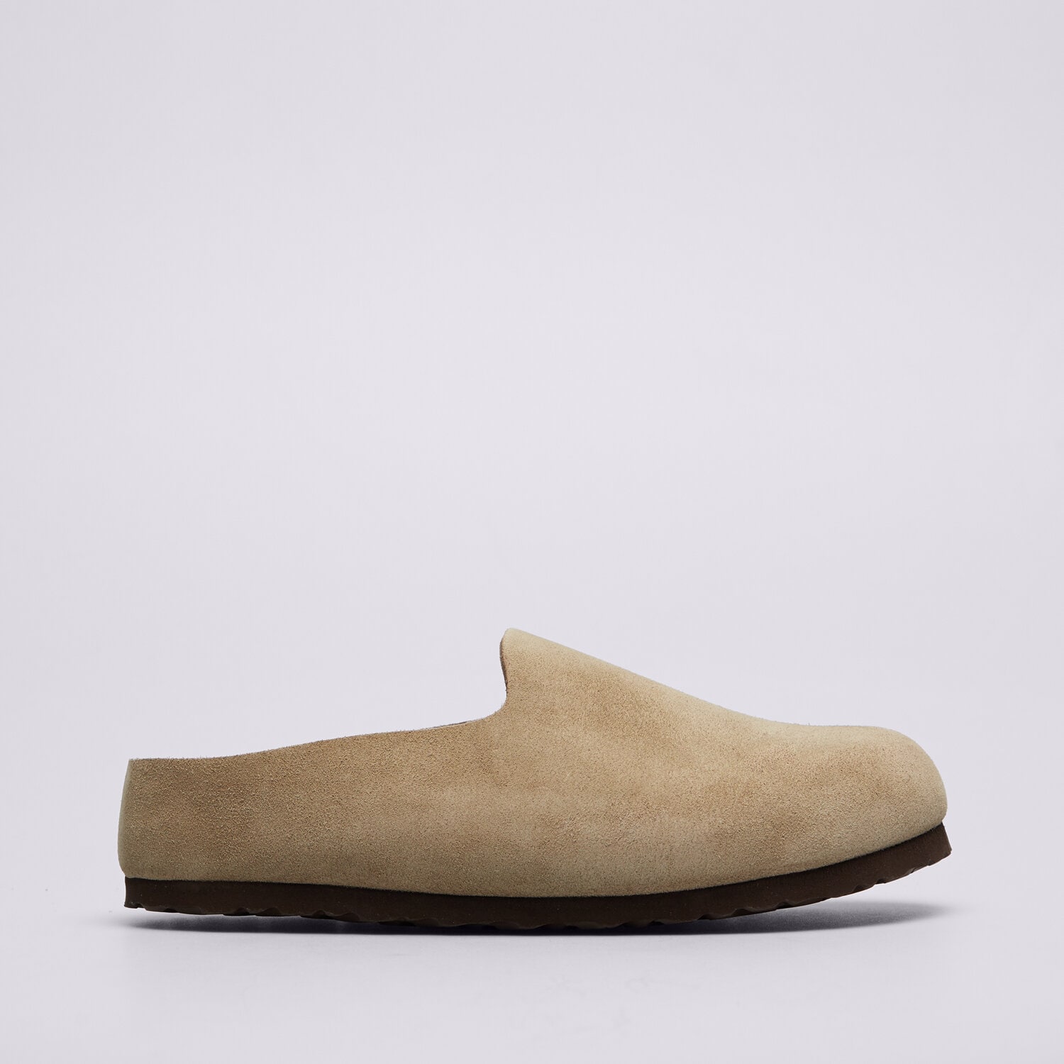 Klapki damskie BIRKENSTOCK AMSTERDAM WRAPPED LEVE TAUPE 1032550 BEŻOWY