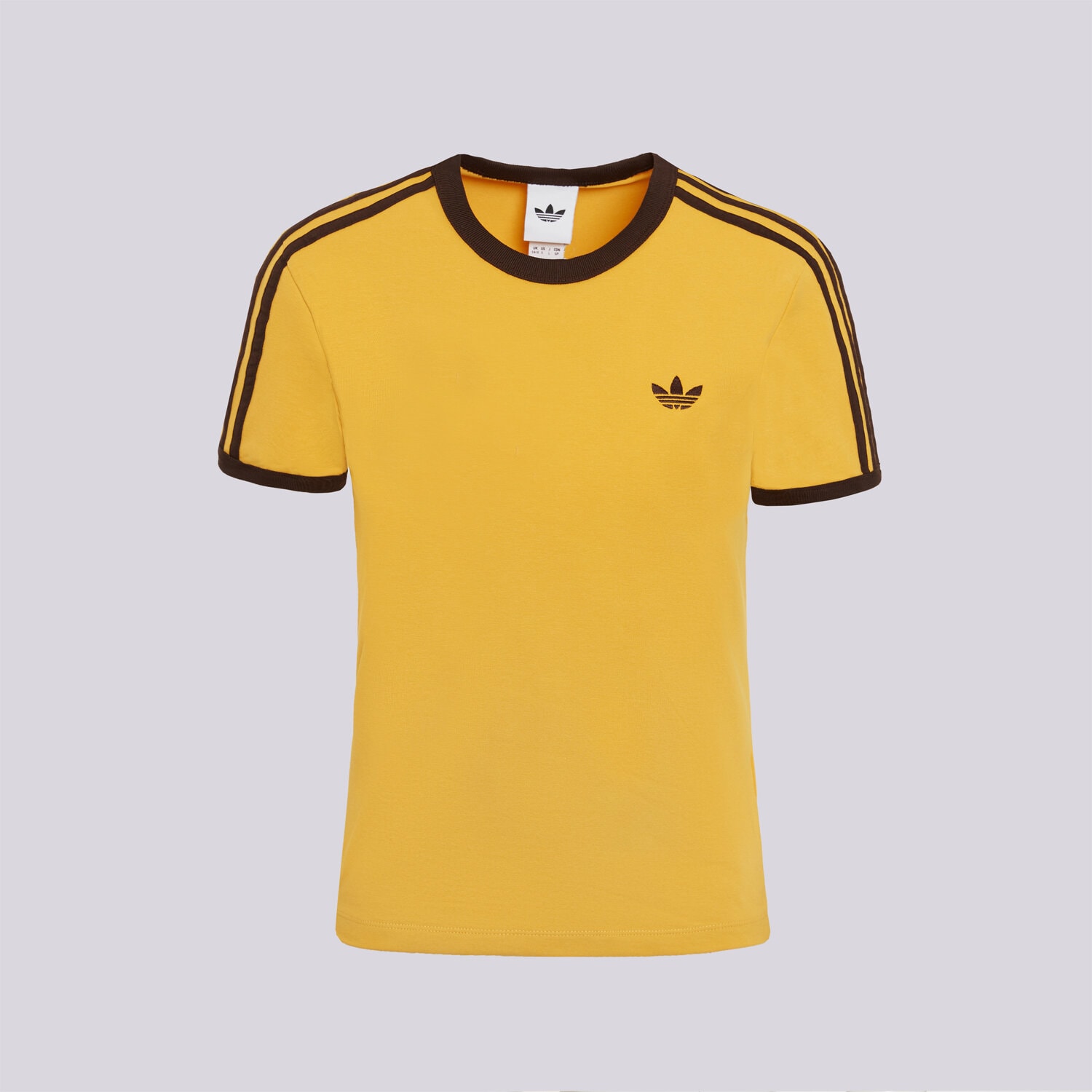 Koszulka, t-shirt damski ADIDAS T-SHIRT 3S TEE SLIM KS4775 ŻÓŁTY