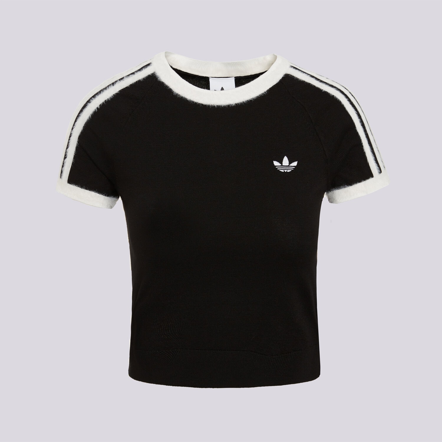 Koszulka, t-shirt damski ADIDAS T-SHIRT KNIT KS7375 CZARNY