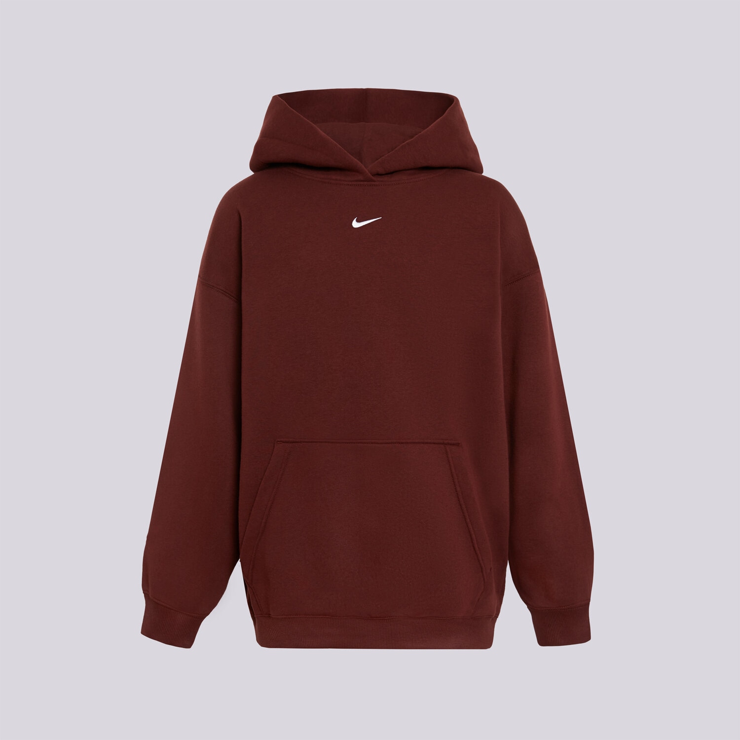 Sportowa bluza dziecięca NIKE BLUZA Z KAPTUREM NSW STUDIO FLC OS GIRL IM4964-658 BORDOWY