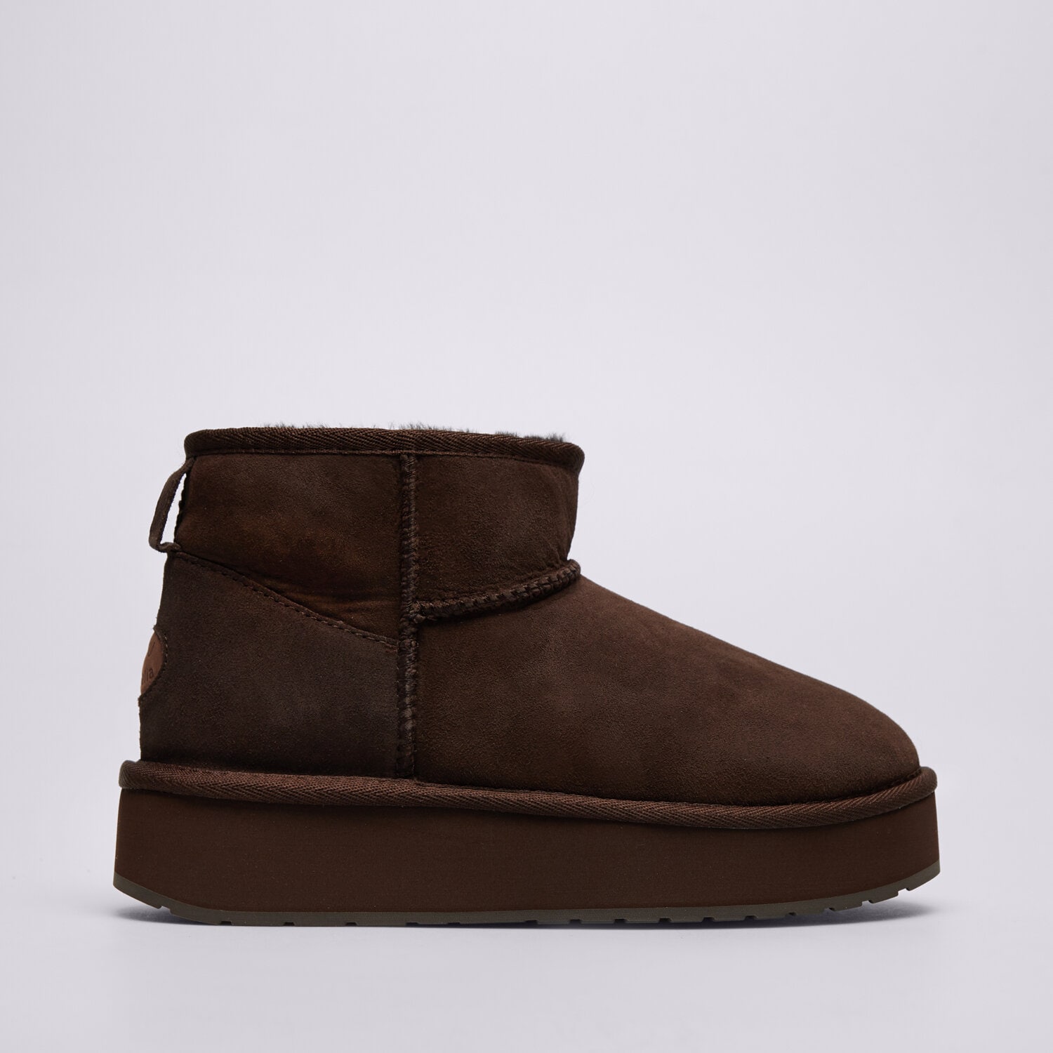 Buty zimowe damskie EMU AUSTRALIA STINGER MICRO FLATFORM 2.0 W13296CHOCOLATE BRĄZOWY