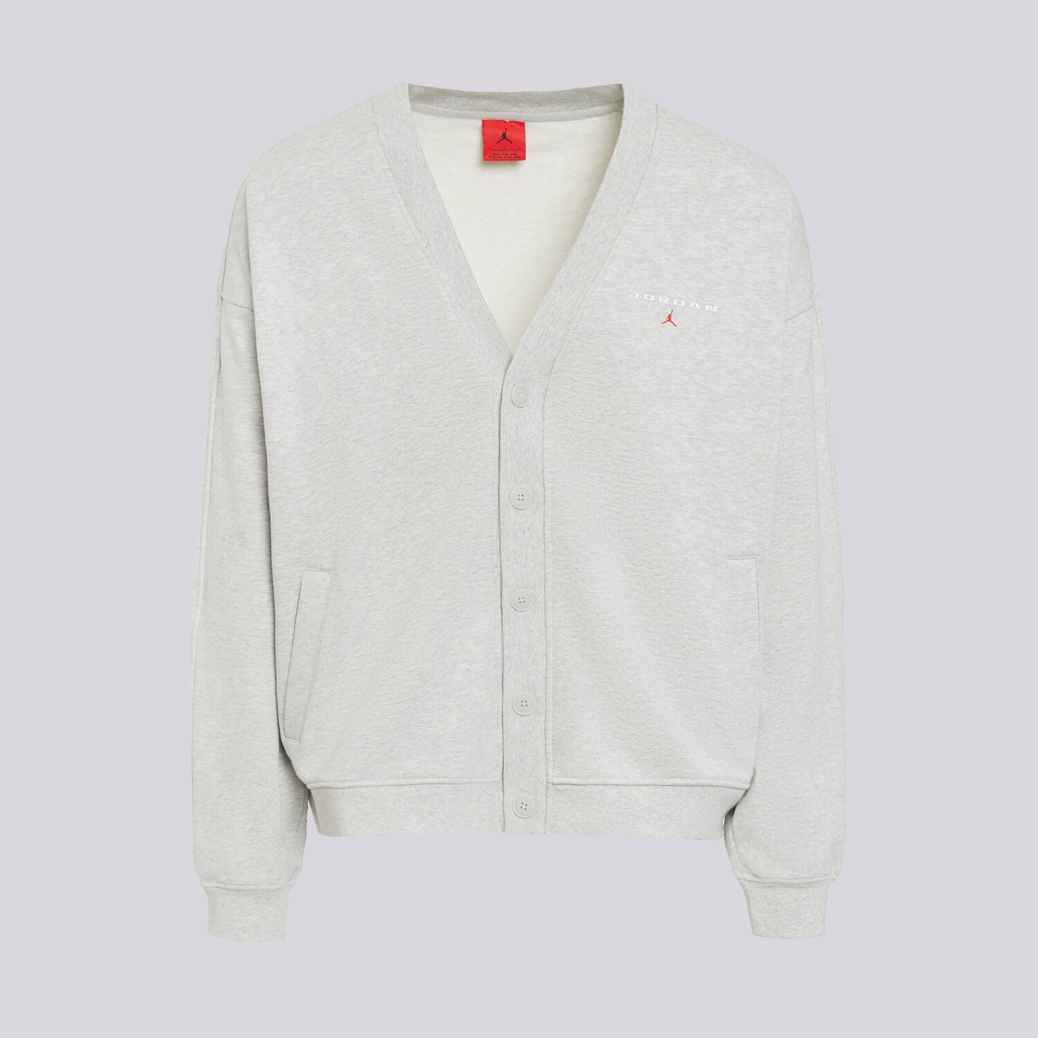 Bluza męska JORDAN BLUZA M J FLT FLC CARDIGAN LB IW6370-050 SZARY