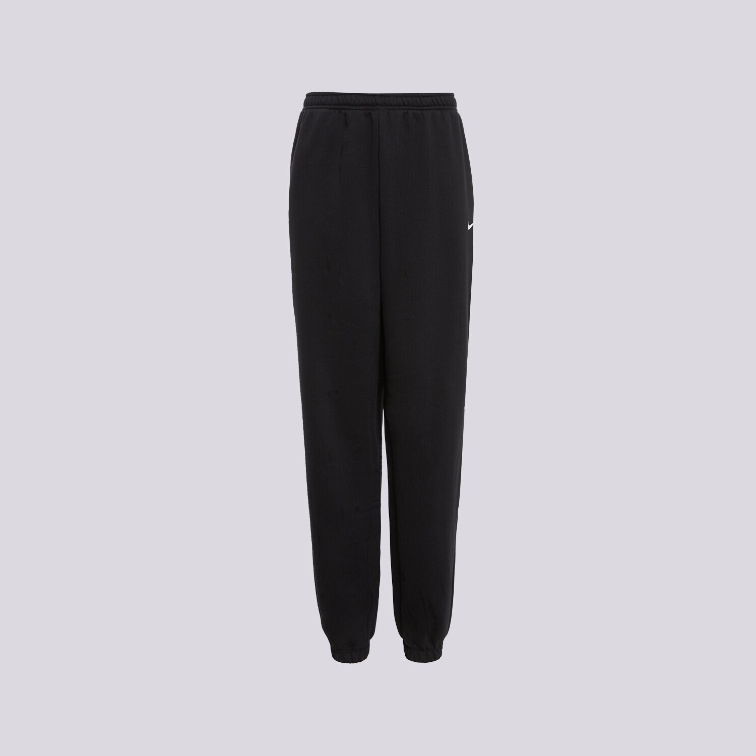 Sportowe spodnie dziecięce NIKE SPODNIE G NSW STUDIO FLC LOOSE PNT GIRL IM4905-010 CZARNY