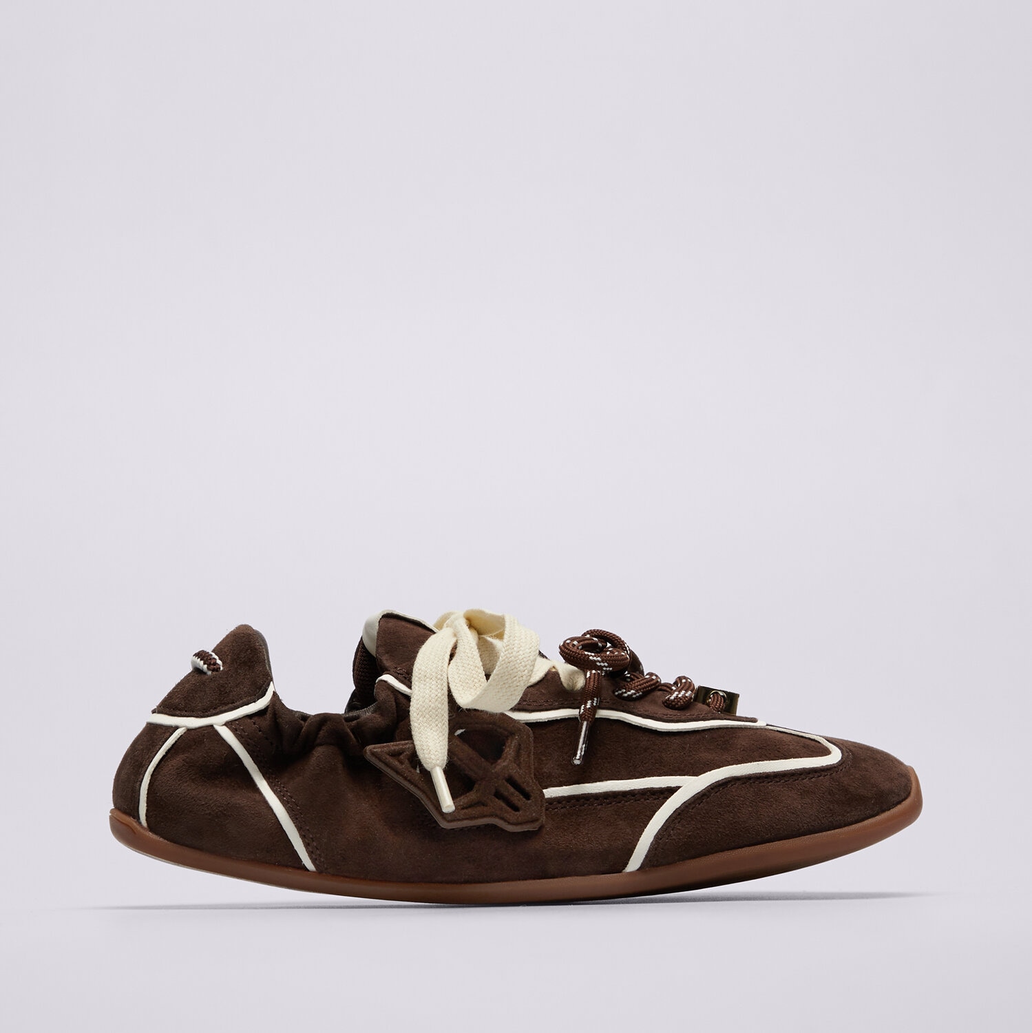 Buty sneakersy damskie NAKED WOLFE SOUL NWSOULBISCUITSUEDE BRĄZOWY