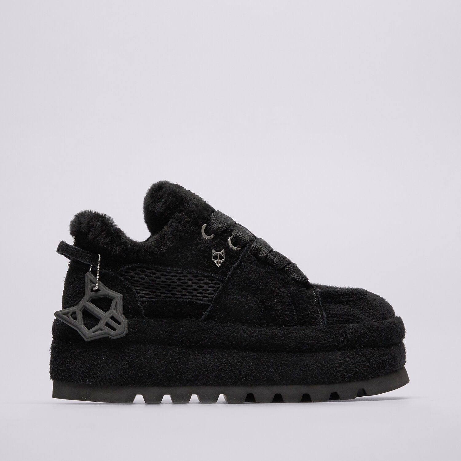 NAKED WOLFE BEAU NWBEAUBLACKSUEDE CZARNY