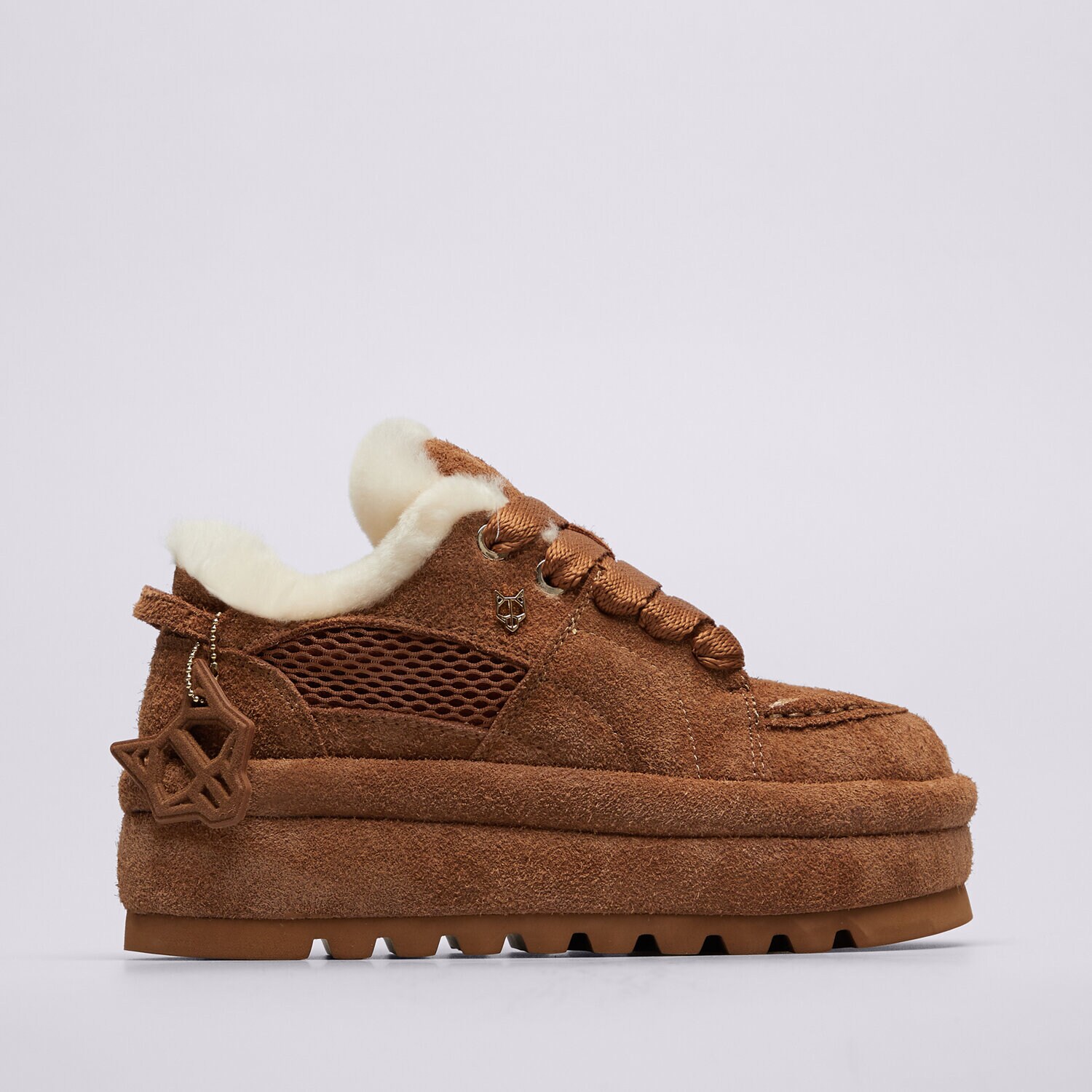 NAKED WOLFE BEAU NWBEAUTANSUEDE BRĄZOWY