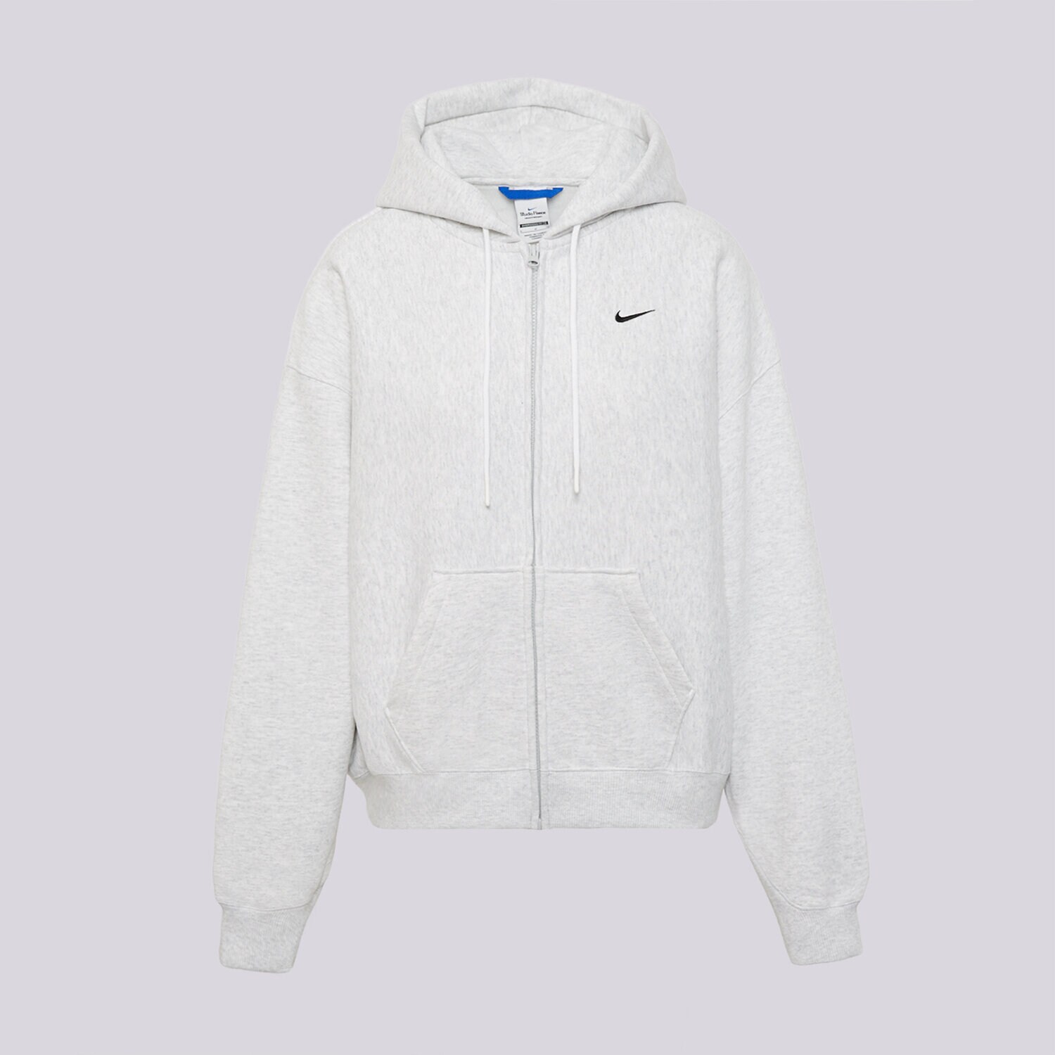 Bluza damska NIKE BLUZA Z KAPTUREM W NK STDO FLC HVY OS FZ HDY IO2107-051 SZARY