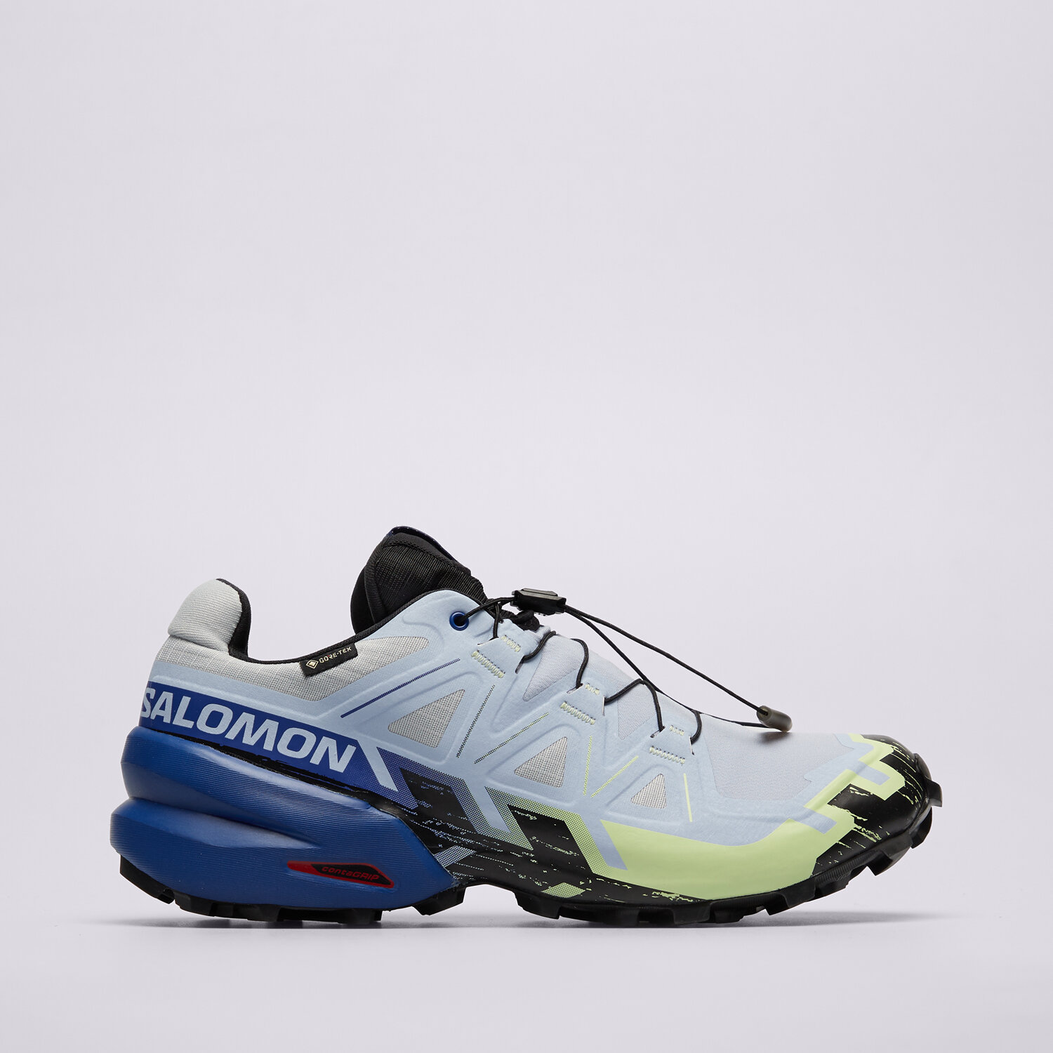 Buty sneakersy męskie SALOMON SPEEDCROSS 6 GTX ICON L45486800 NIEBIESKI