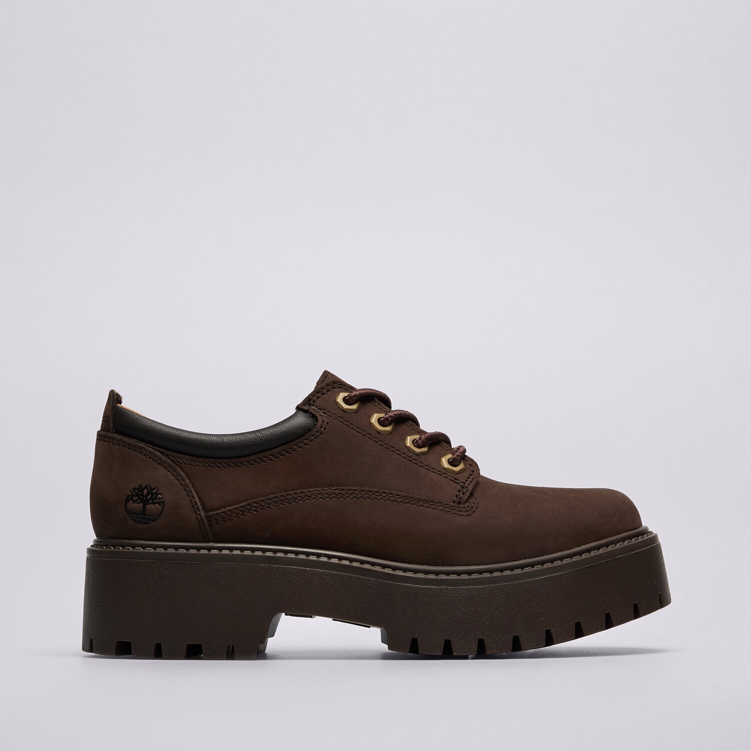 Buty casual damskie TIMBERLAND STONE STREET LACE UP SHOE TB0A5UF9W071 BRĄZOWY