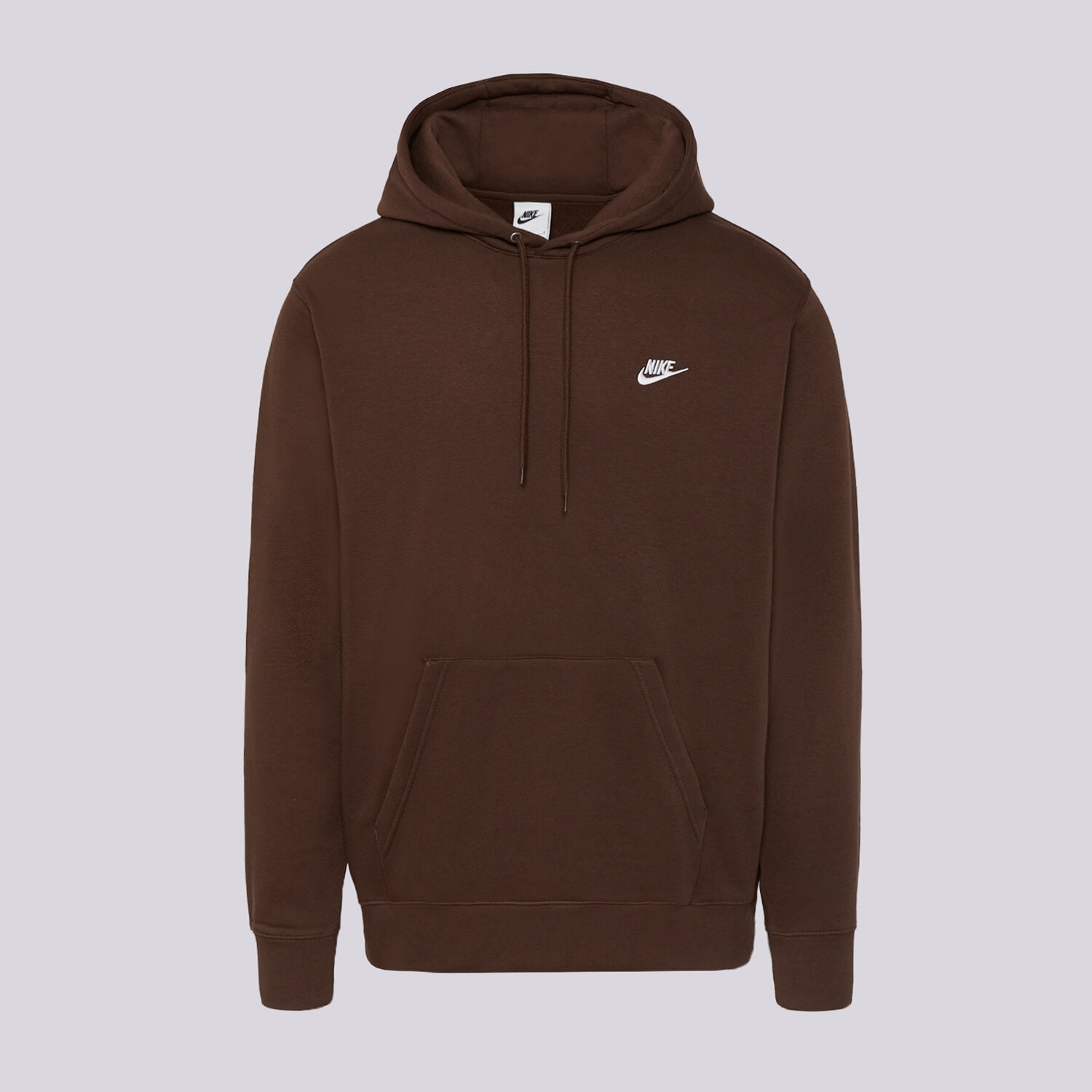 Bluza męska NIKE BLUZA Z KAPTUREM M NK CLUB BB PO HOODIE FN3859-237 BRĄZOWY