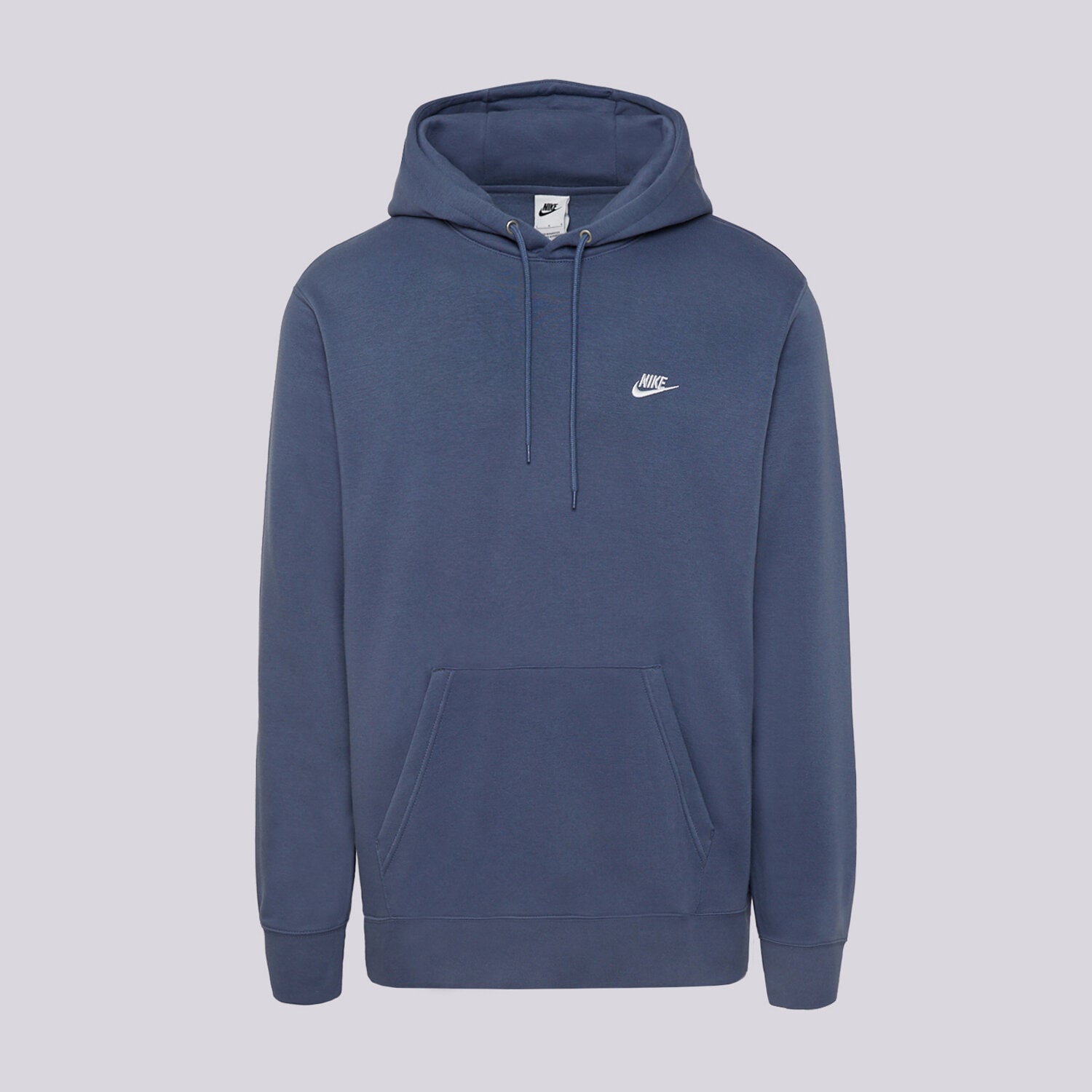 Bluza męska NIKE BLUZA Z KAPTUREM M NK CLUB BB PO HOODIE FN3859-491 NIEBIESKI