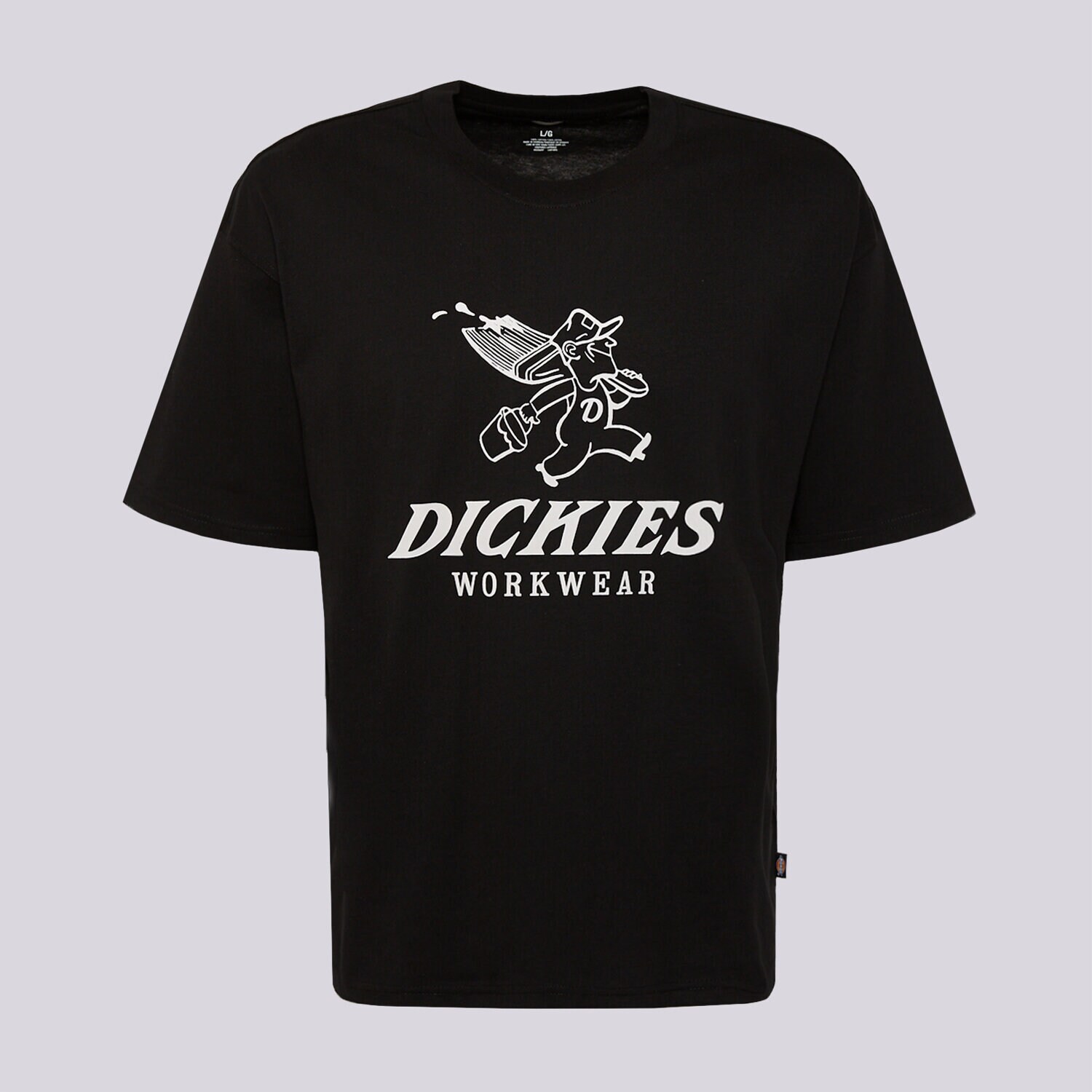 Koszulka, t-shirt sportowy męski DICKIES T-SHIRT PINE SS TEE DK0A8CDWBLK1 CZARNY