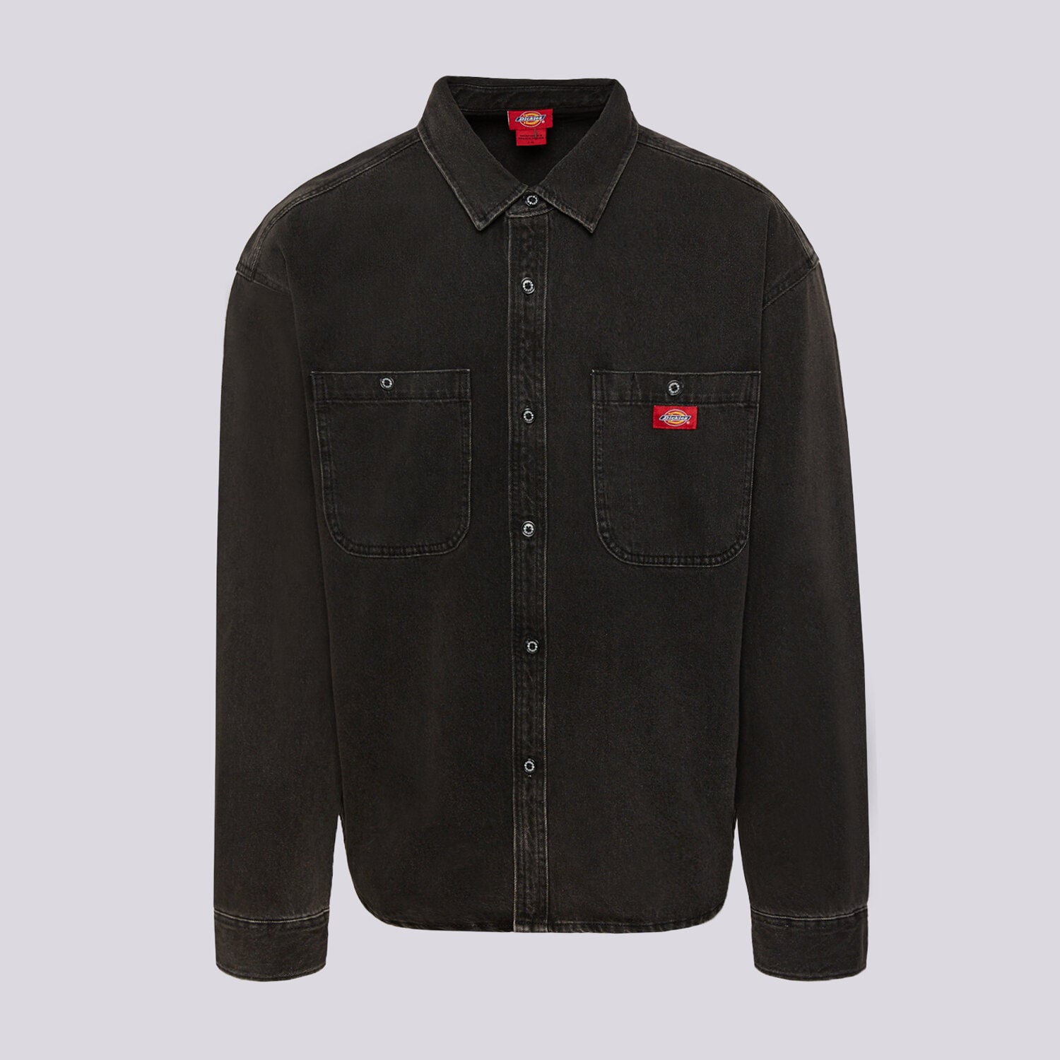 Koszule męskie sportowe DICKIES KOSZULA MECHANIC DENIM SHIRT DK0A8CJ9J791 CZARNY