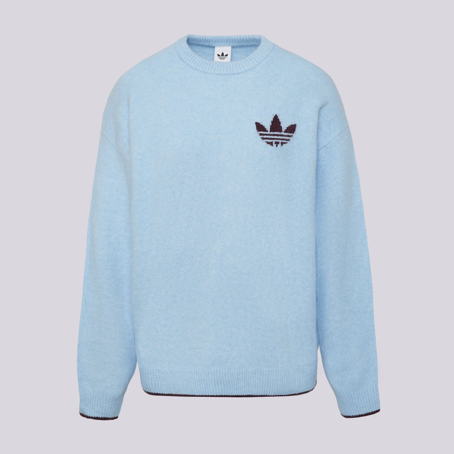 Bluza damska ADIDAS BLUZA ESS KNIT CREW LF6548 NIEBIESKI