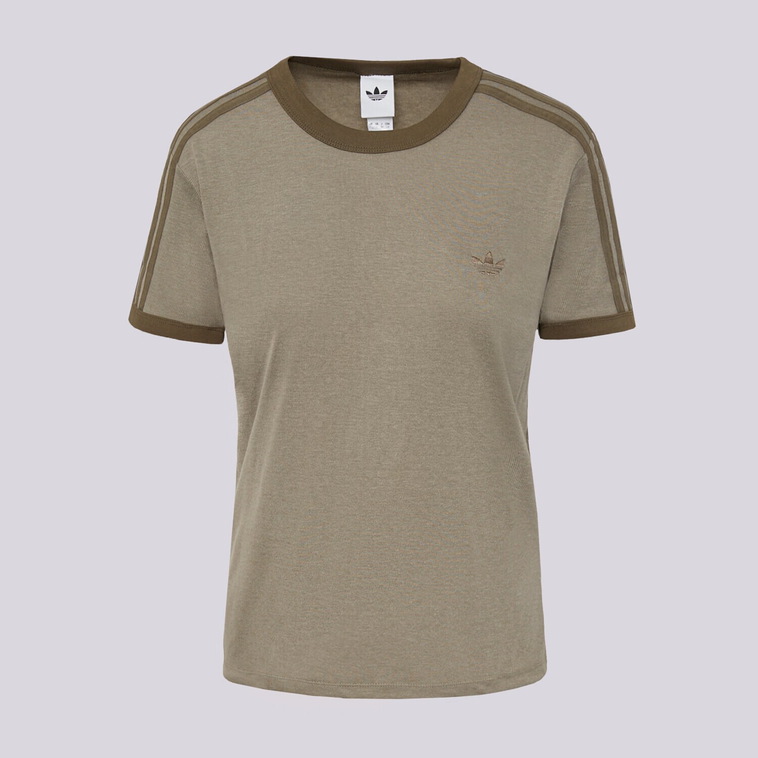 Koszulka, t-shirt damski ADIDAS T-SHIRT 3S CALI TEE KS9991 KHAKI