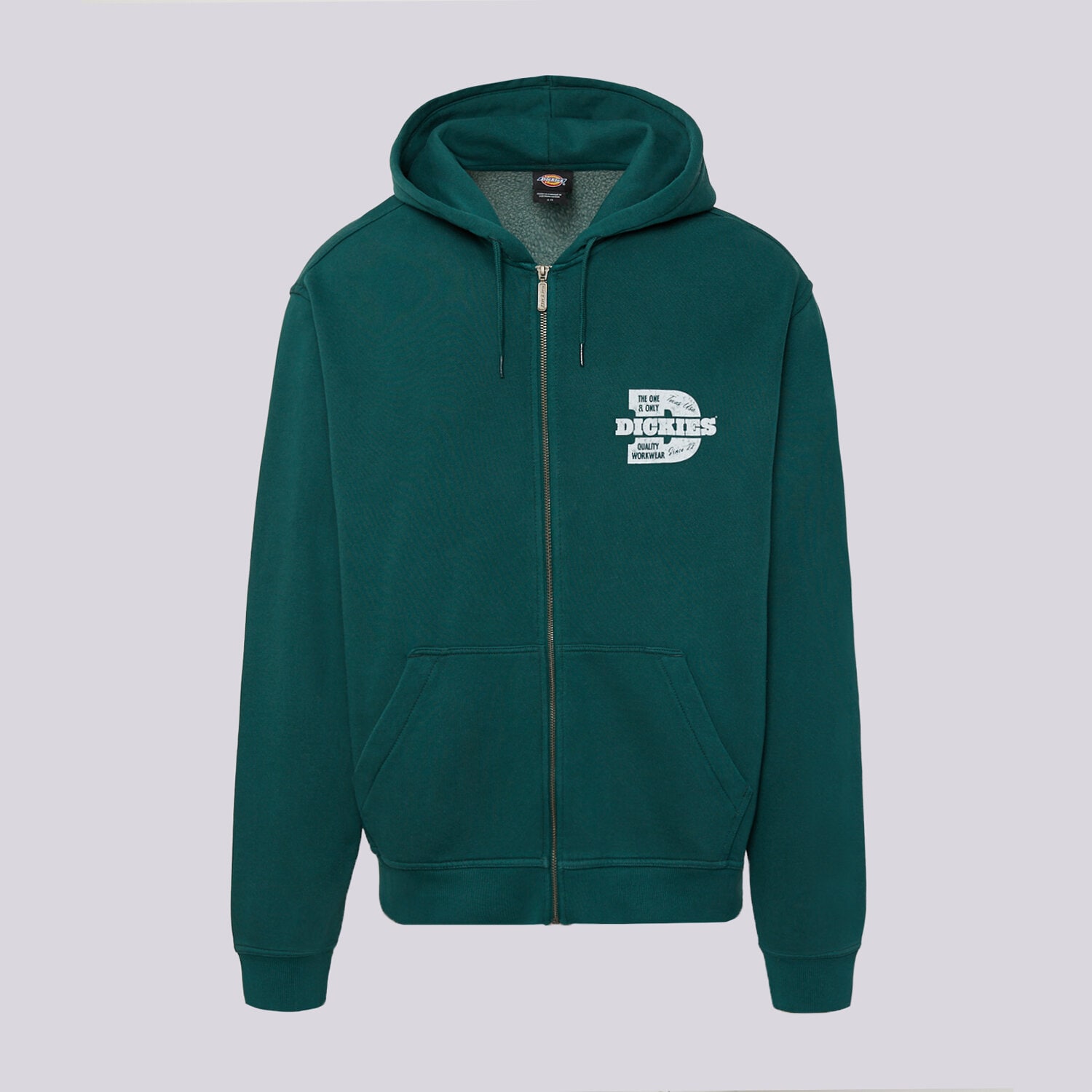 Bluza męska DICKIES BLUZA ROZPINANA Z KAPTUREM MINDEN ZIPPED HOODIE DK0A8DN5B421 ZIELONY