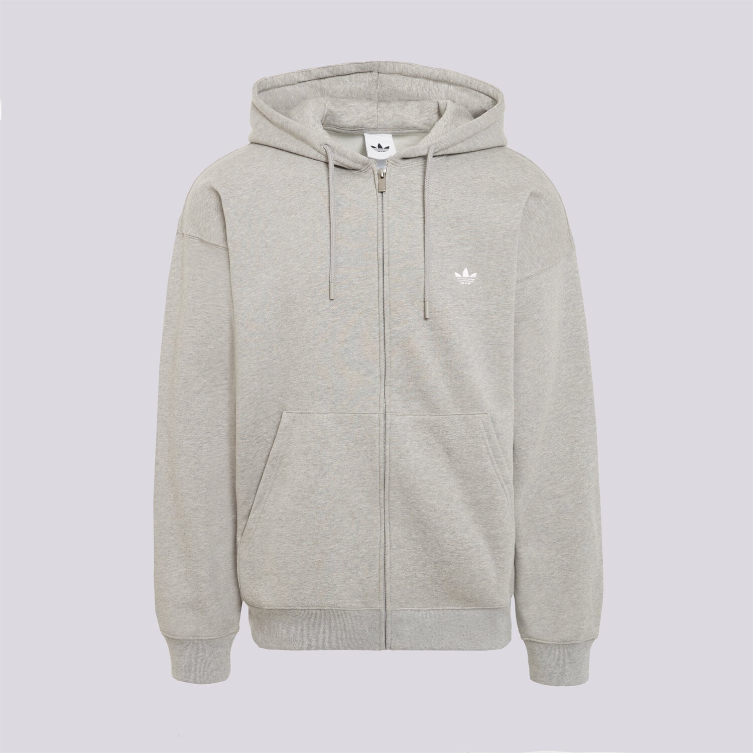 Bluza męska ADIDAS BLUZA Z KAPTUREM ESS FZ HD KS9816 SZARY