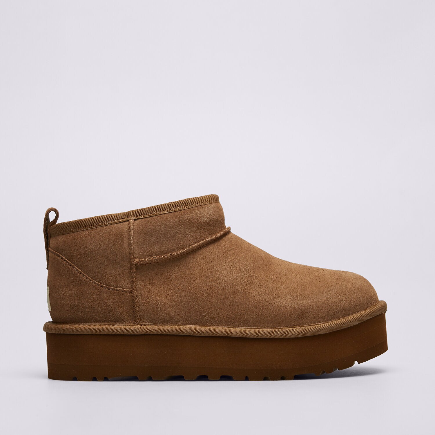 Buty zimowe, trekkingowe, outdoor dla dzieci UGG CLASSIC ULTRA MINI PLATFORM 1157791K-LBNZ BRĄZOWY